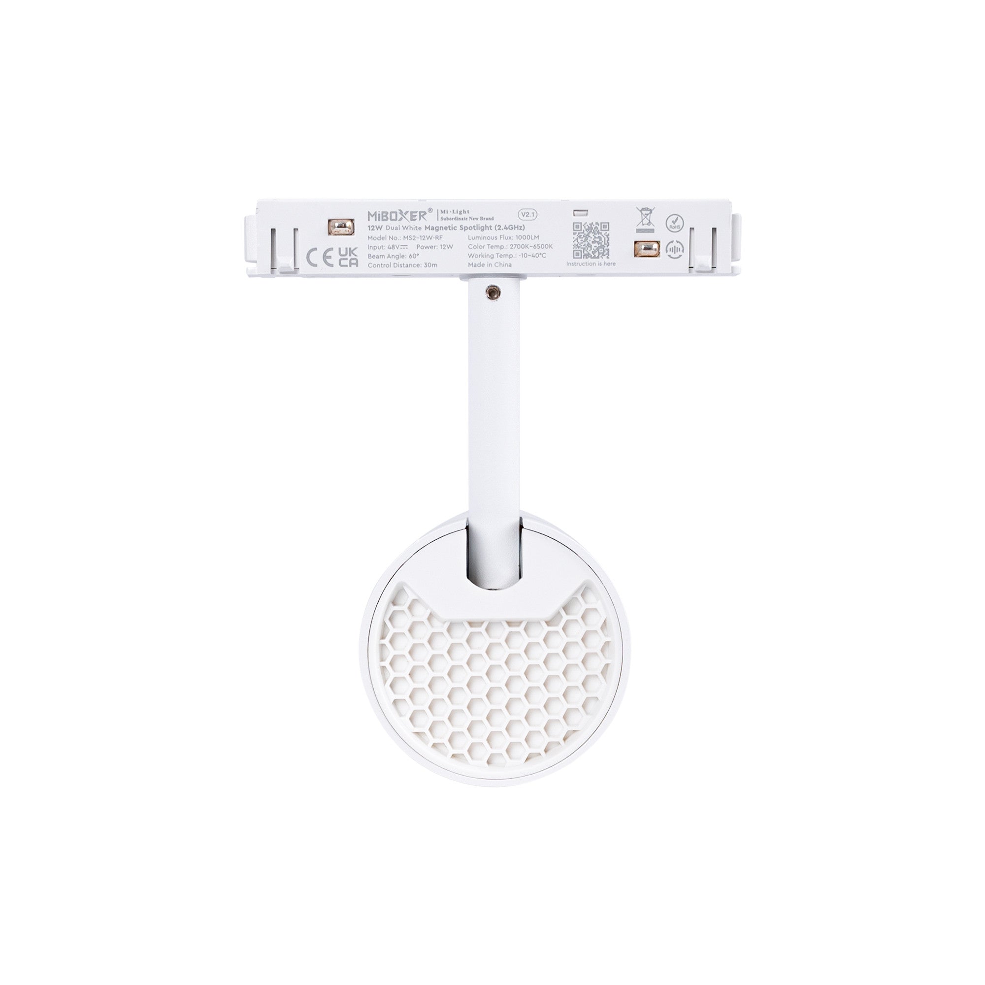 Foco LED CCT para carril magnético 48V - 12W - Mi Light