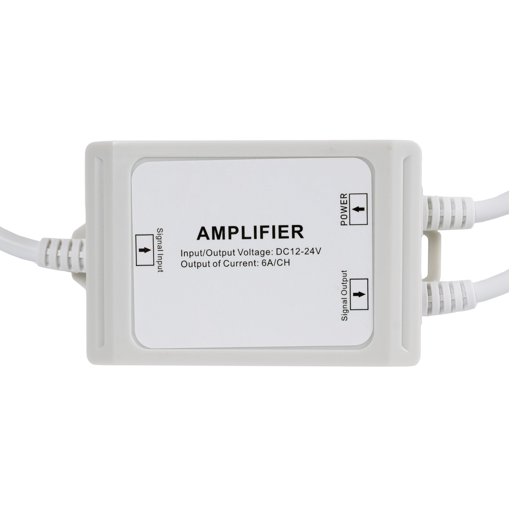 Amplificador de señal / Repetidor RGBW estanco 12-24V DC - 6A/canal - IP67