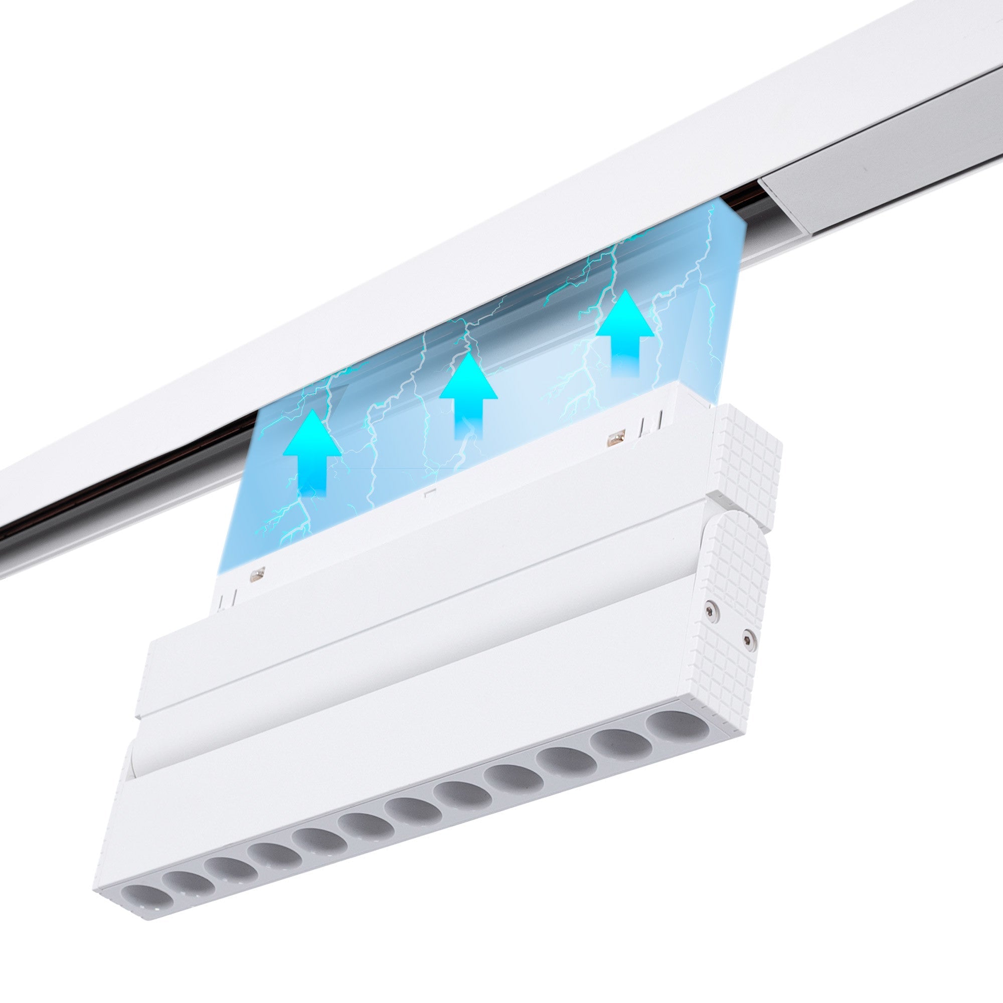 Luminaria lineal orientable para carril magnético CCT - 10W - UGR18 - Mi Light