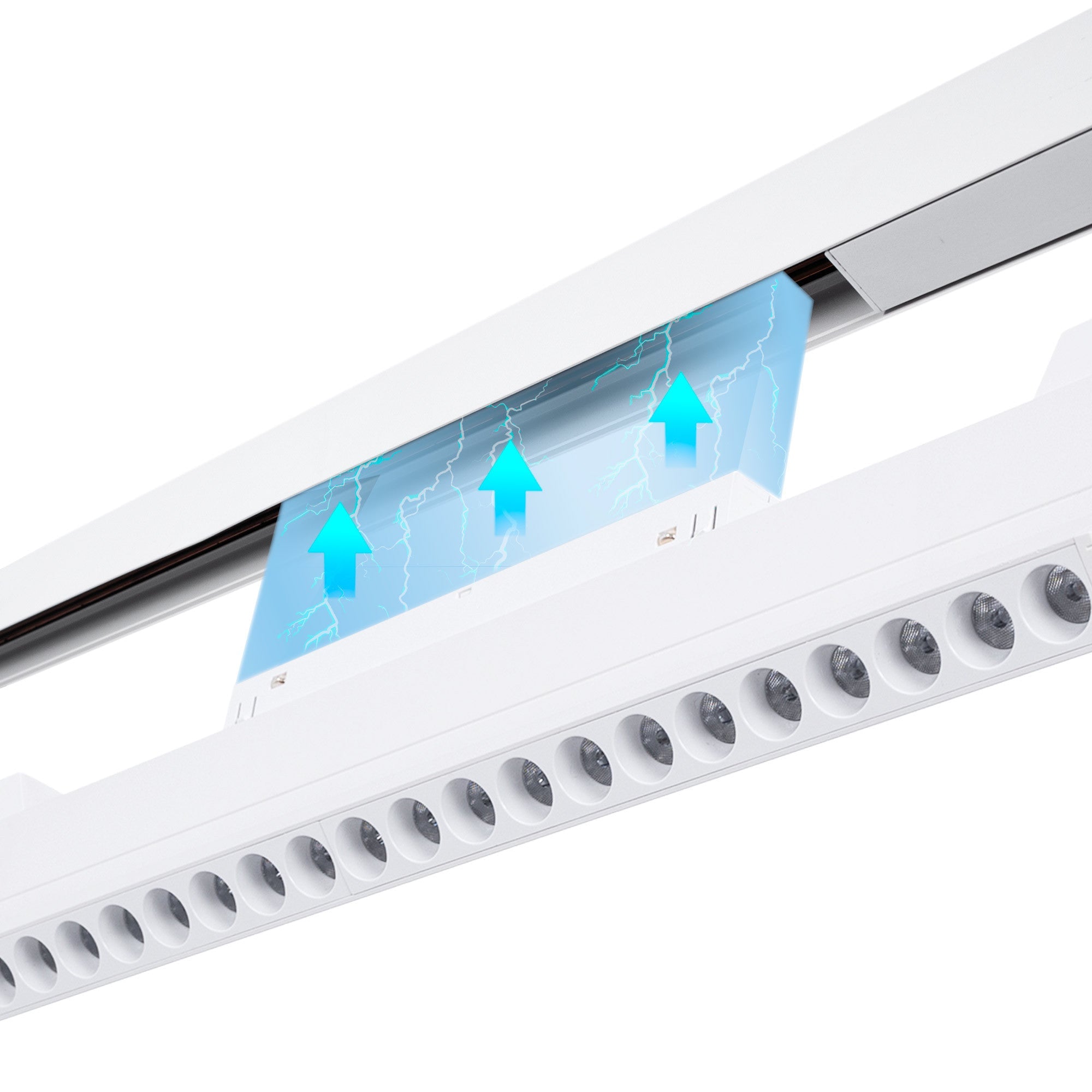 Luminaria lineal orientable para carril magnético RGB + CCT - 12W - UGR18 - Mi Light