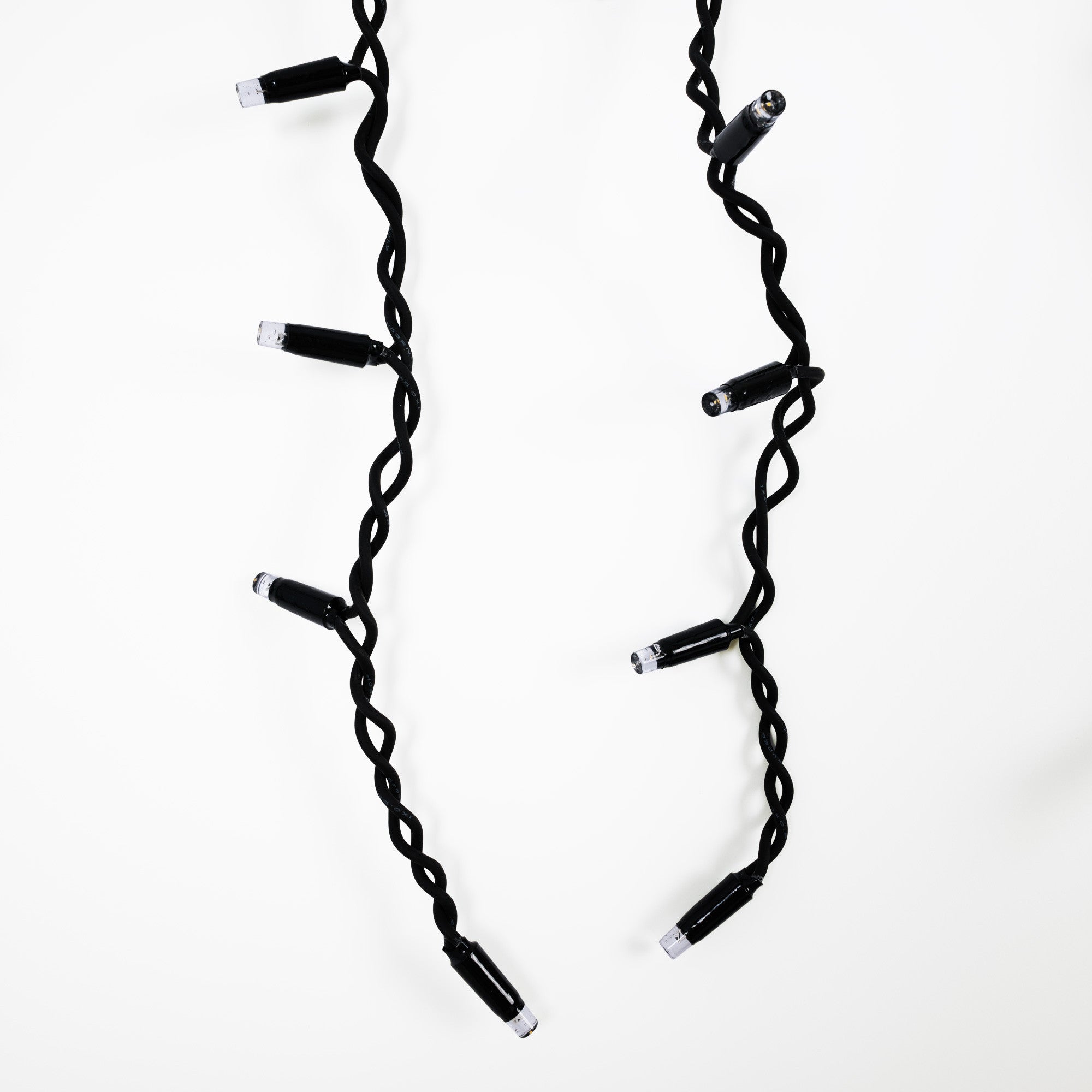 Cortina de luces LED - 1,5m x 90cm - 100 luces - Blanco cálido