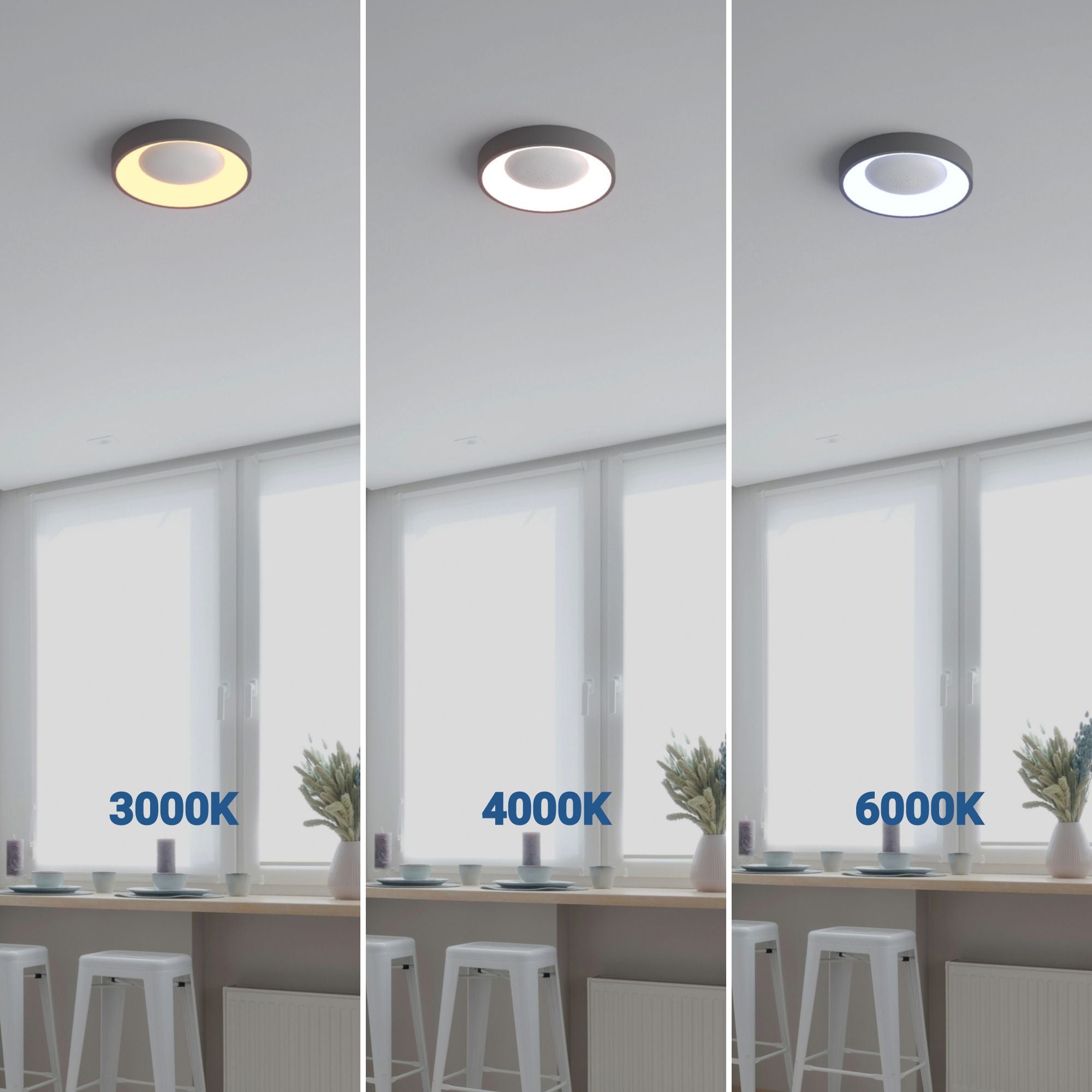 Plafón LED techo 30W - CCT - Driver Philips - ø40cm - IP20