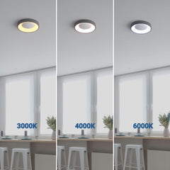 Plafón LED techo 30W - CCT - Driver Philips - ø40cm - IP20