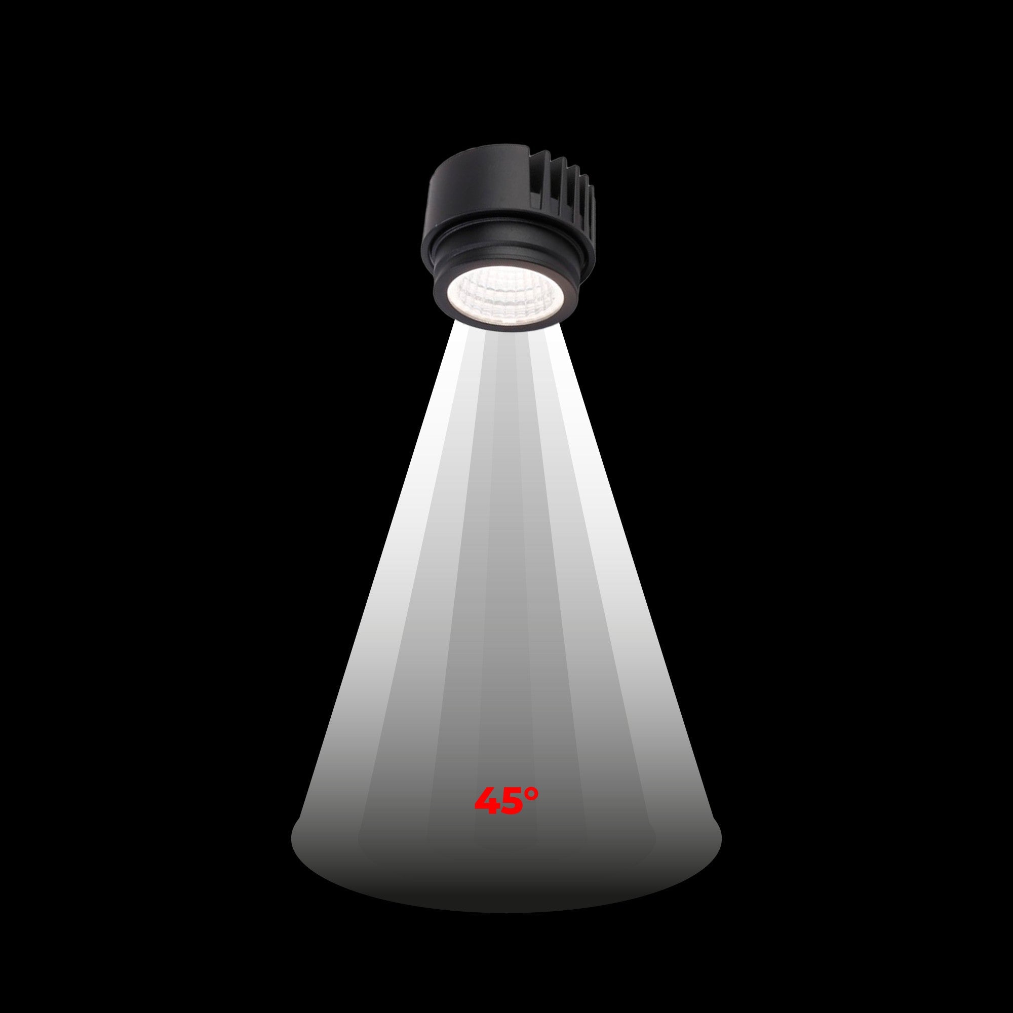 Módulo LED 7W para aro downlight MR16/GU10 - 45º - CRI 90