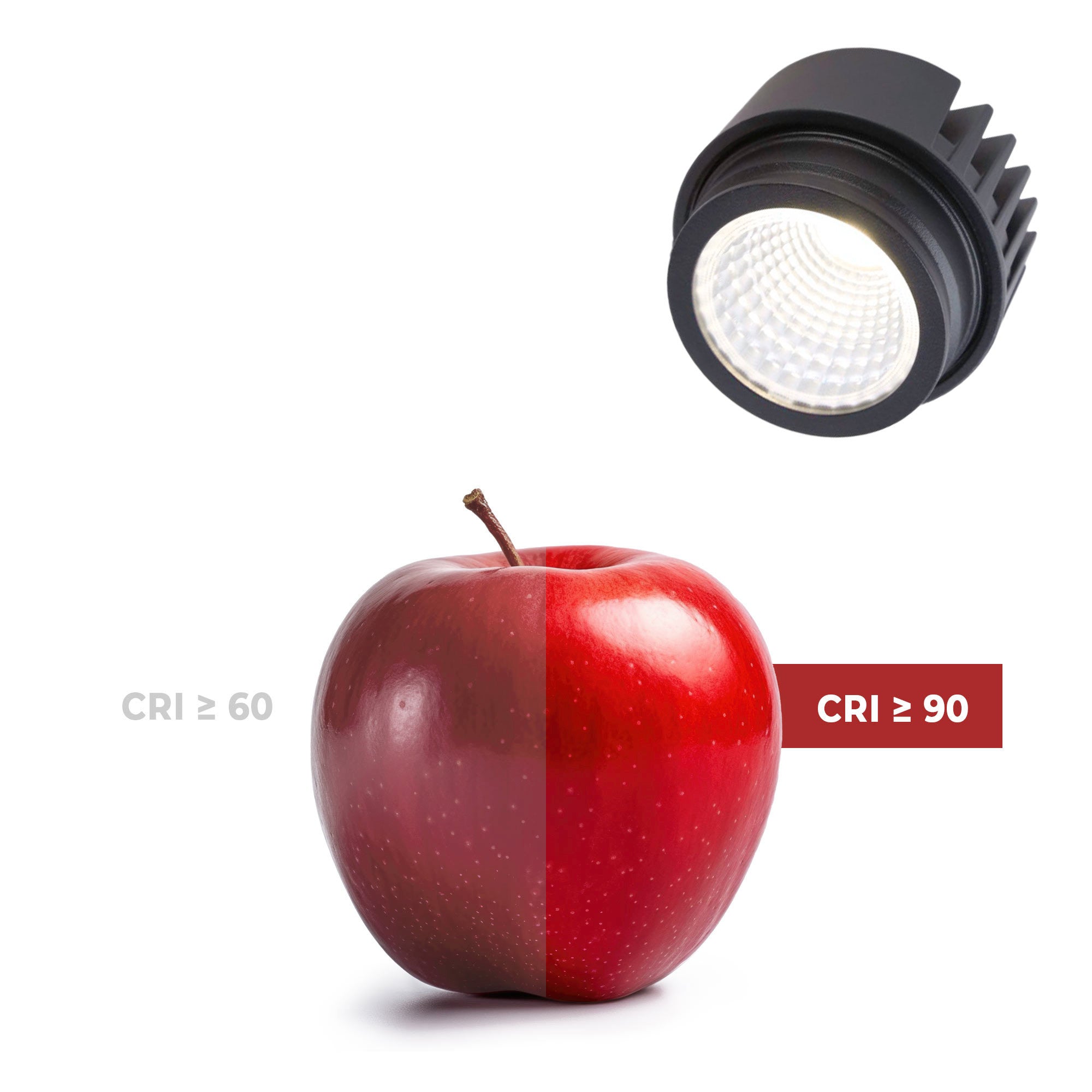Módulo LED 7W para aro downlight MR16/GU10 - 45º - CRI 90