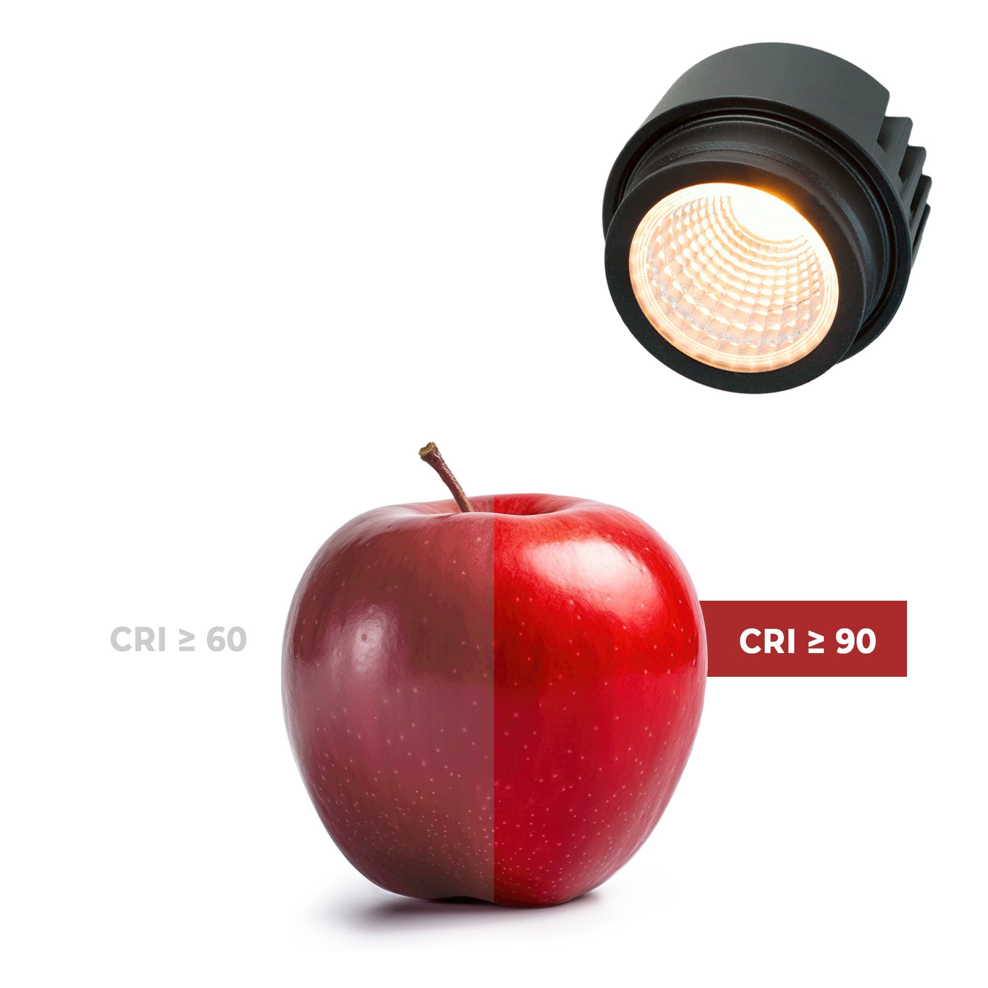 Módulo LED 7W para aro downlight MR16/GU10 - 45º - CRI 90