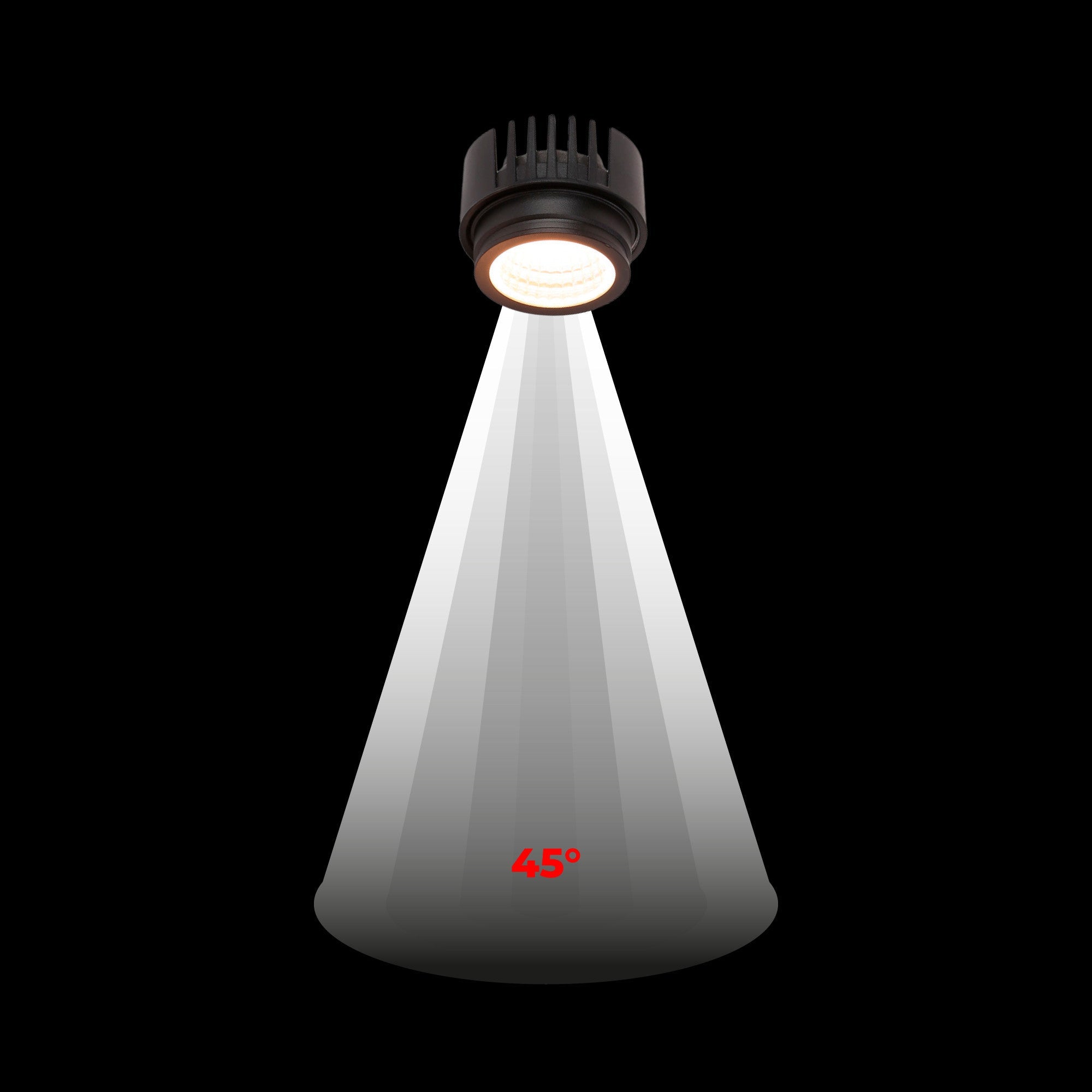 Módulo LED 7W para aro downlight MR16/GU10 - 45º - CRI 90