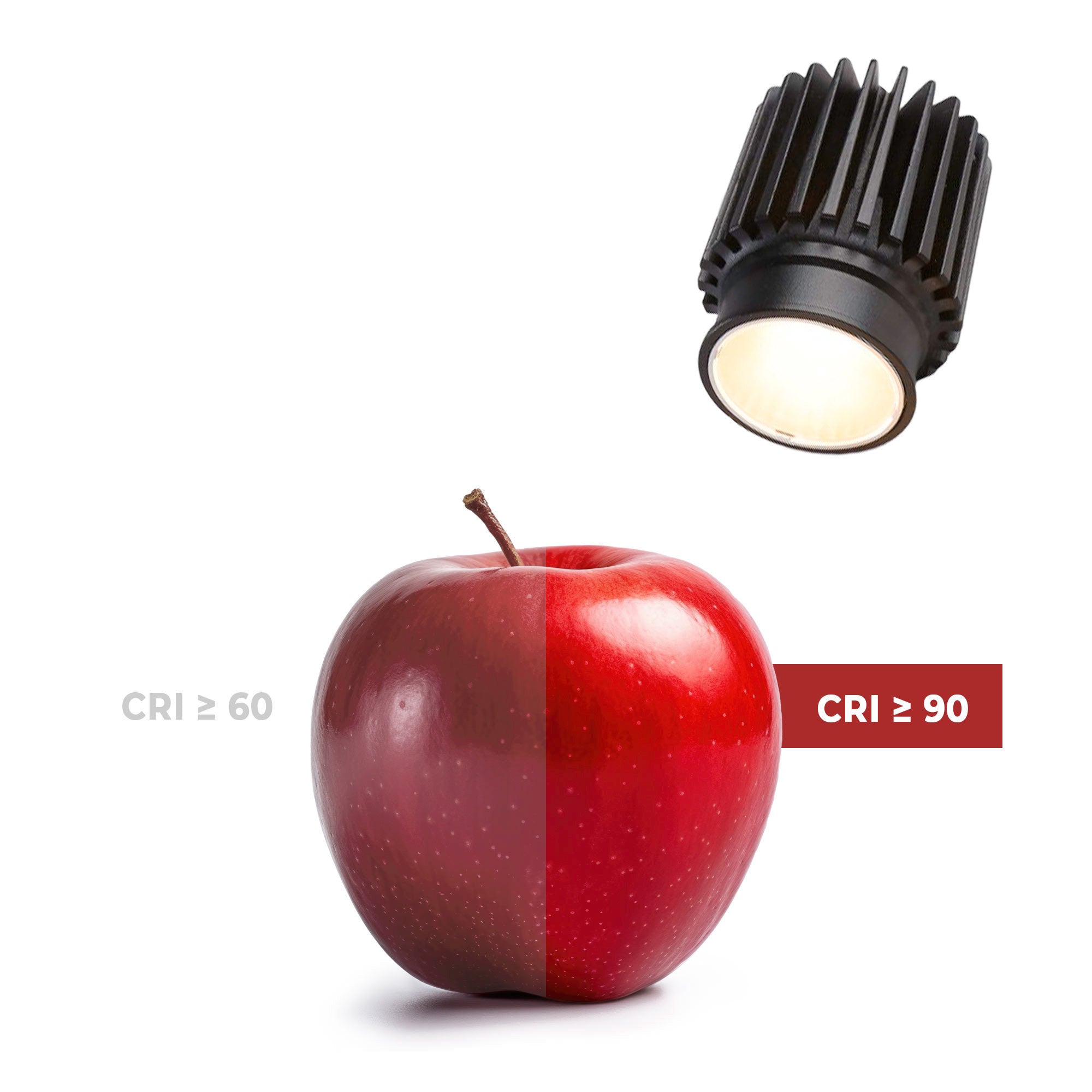 Módulo LED 15W para aro downlight MR16/GU10 - 45º - CRI 90