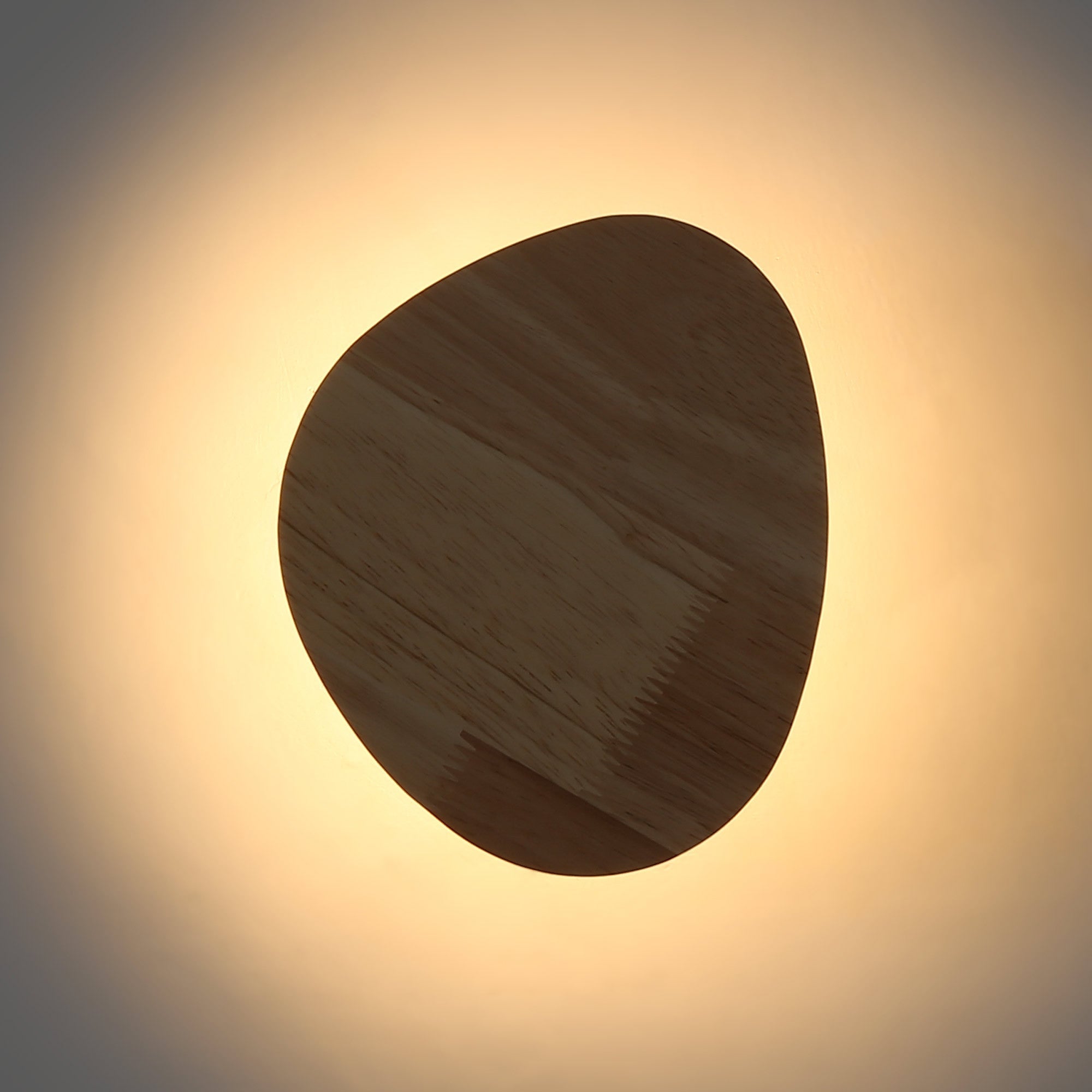 Aplique de pared madera "Eclipse 3" 8W - Luz cálida