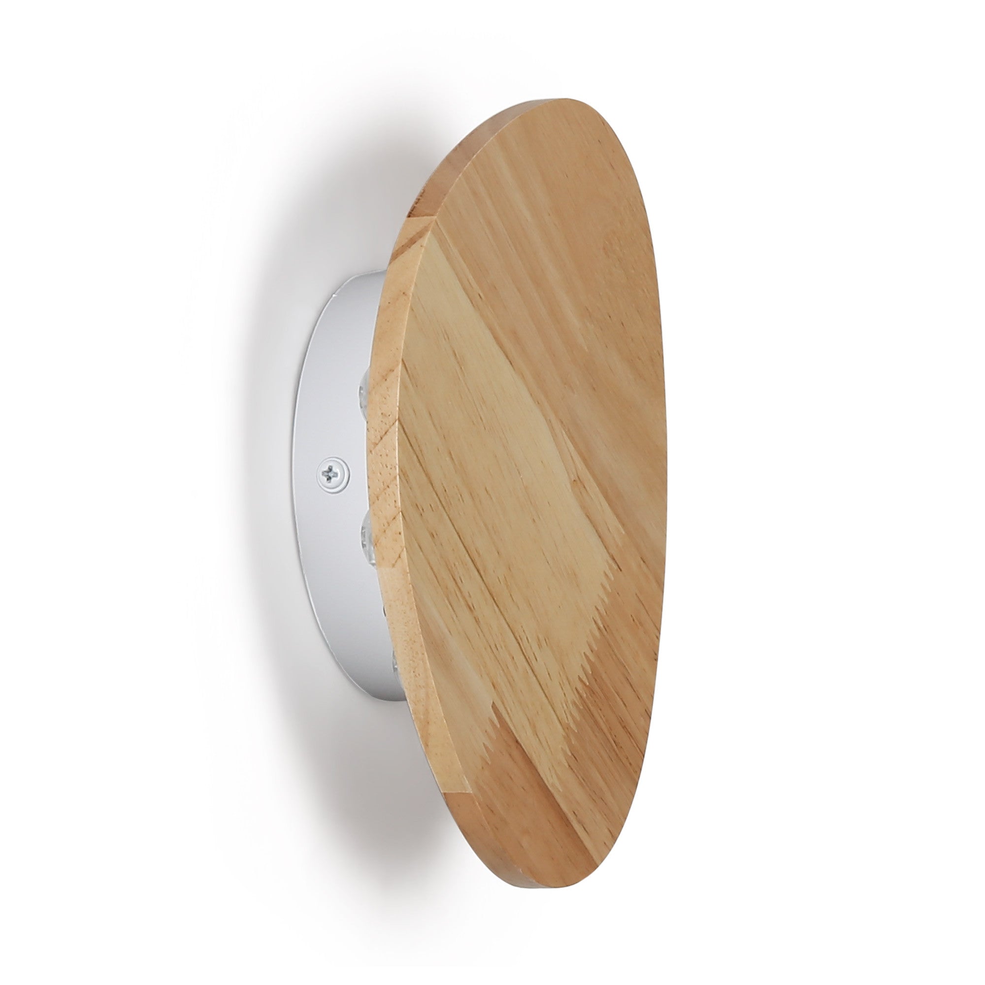 Aplique de pared interior de madera "Eclipse 3" 12W - Luz cálida