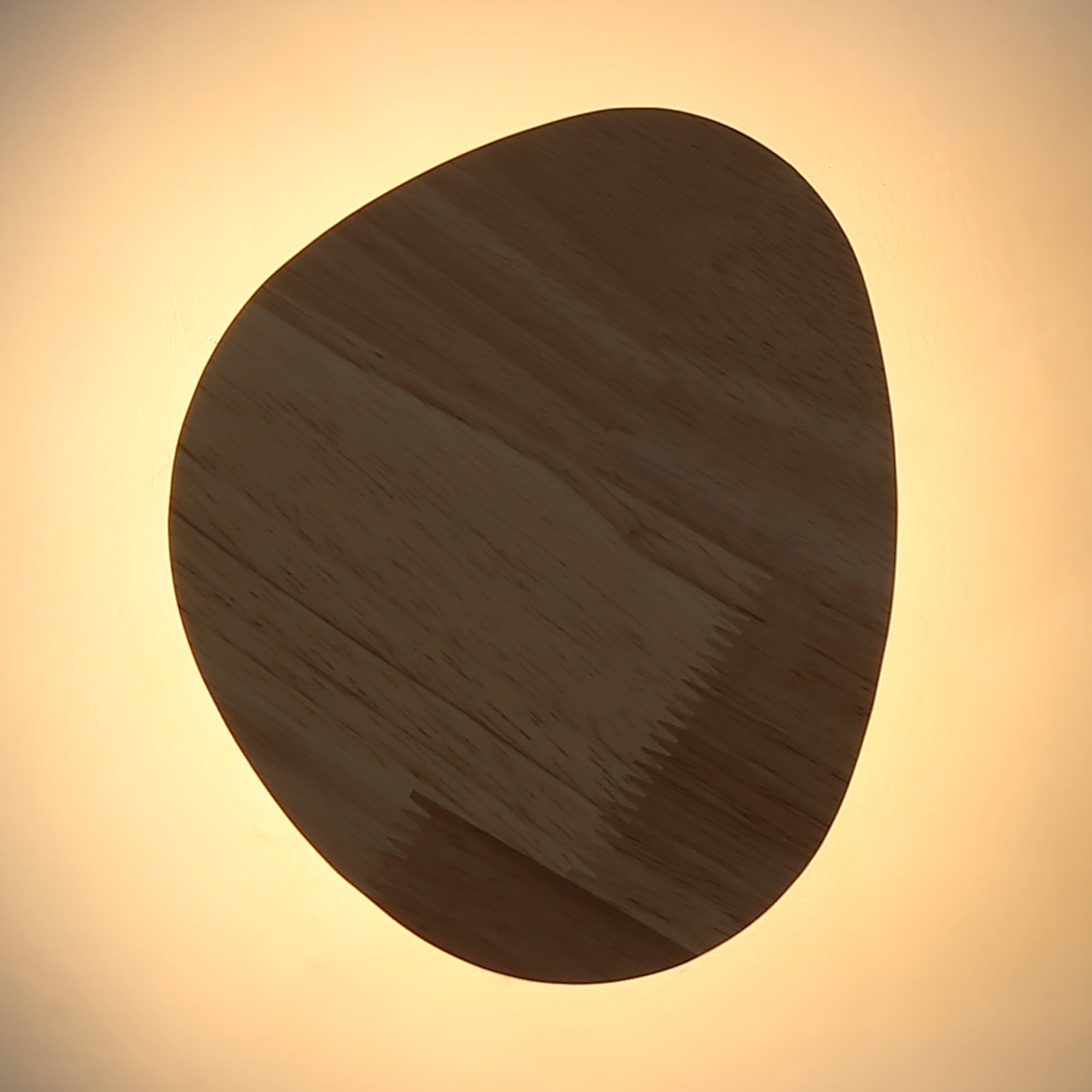 Aplique de pared interior de madera "Eclipse 3" 12W - Luz cálida