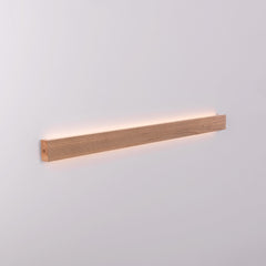 Aplique de pared lineal madera "Wooden" - 26W - 100cm - Driver Philips