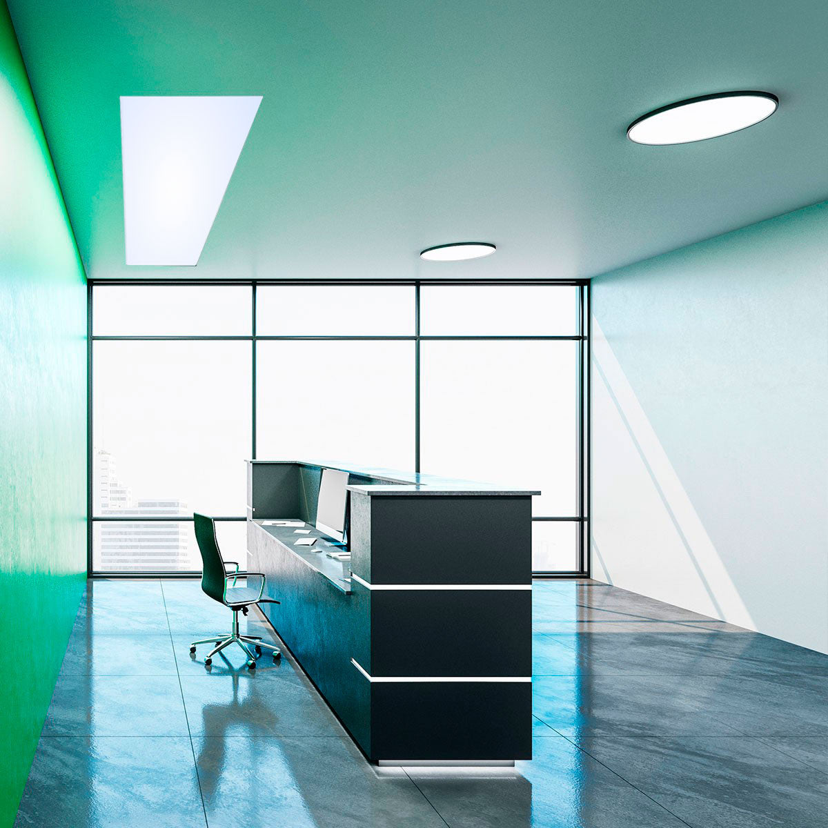 Panel LED empotrable Backlight 120x30cm 36W -135lm/W - UGR22 - Driver Philips - IP40