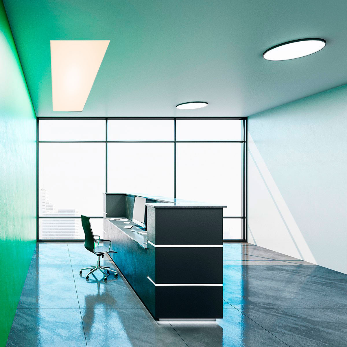 Panel LED empotrable Backlight 120x30cm 36W -135lm/W - UGR22 - Driver Philips - IP40