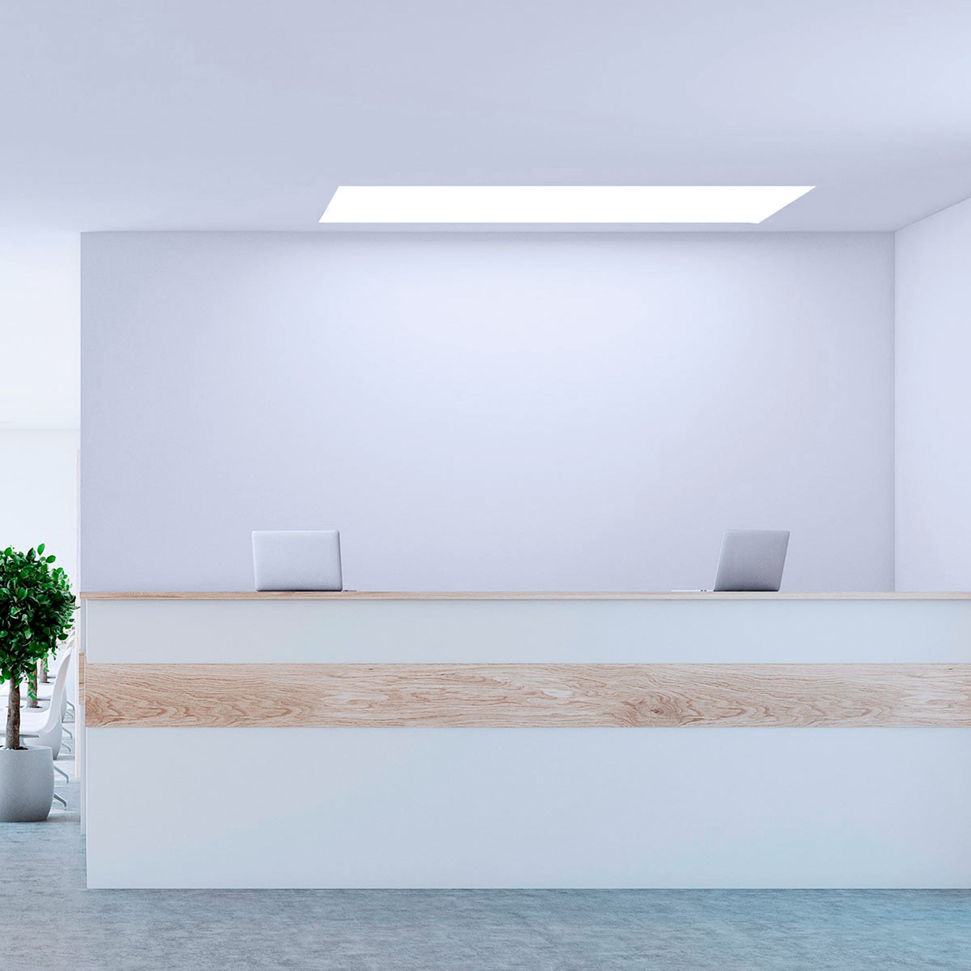 Panel LED empotrable Backlight 120x30cm 36W -135lm/W - UGR22 - Driver Philips - IP40