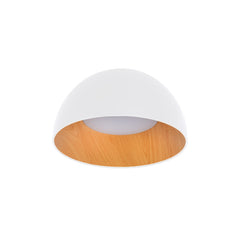 Lámpara de techo LED CCT 12W - Efecto madera - ø35cm