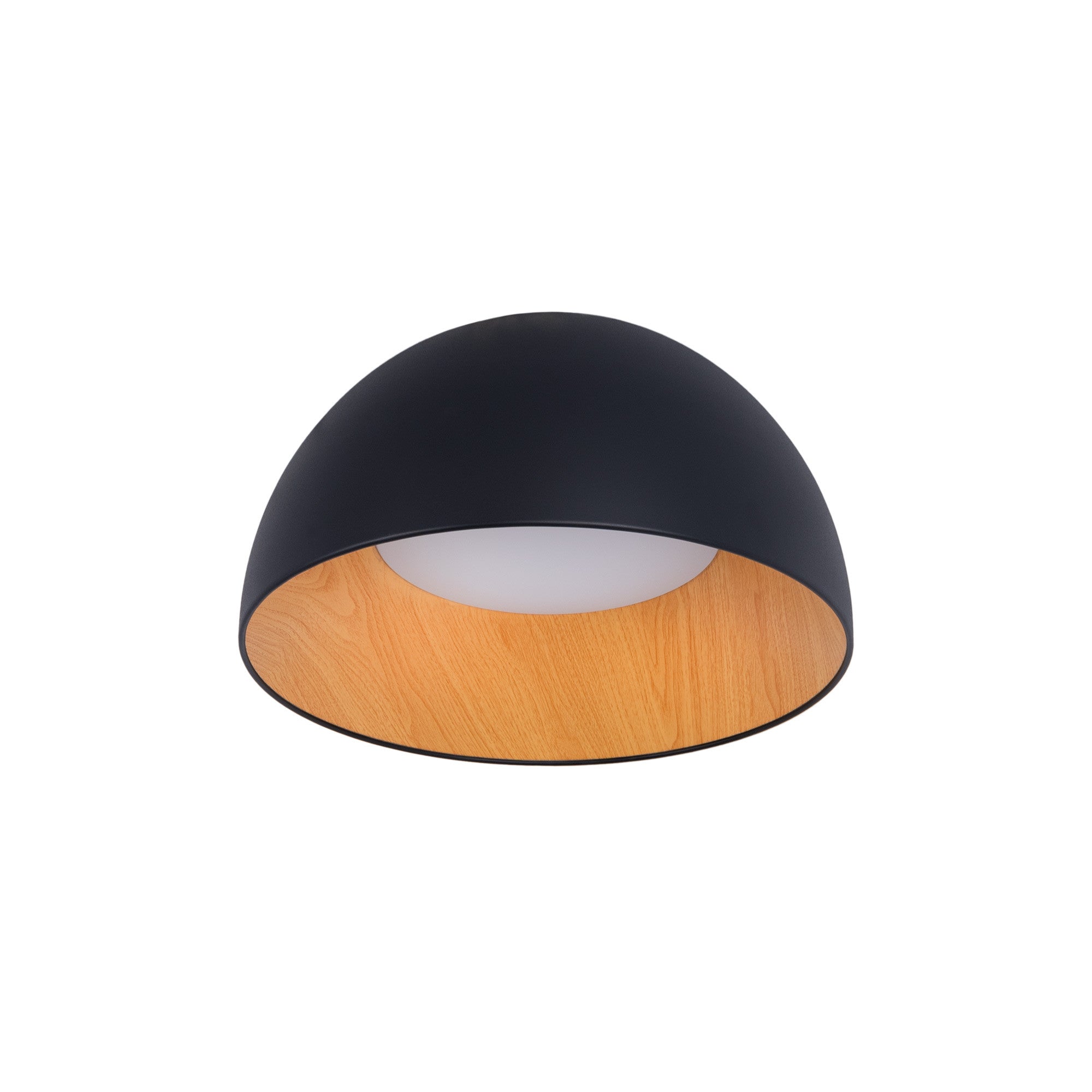 Lámpara de techo LED CCT 12W - Efecto madera - ø35cm