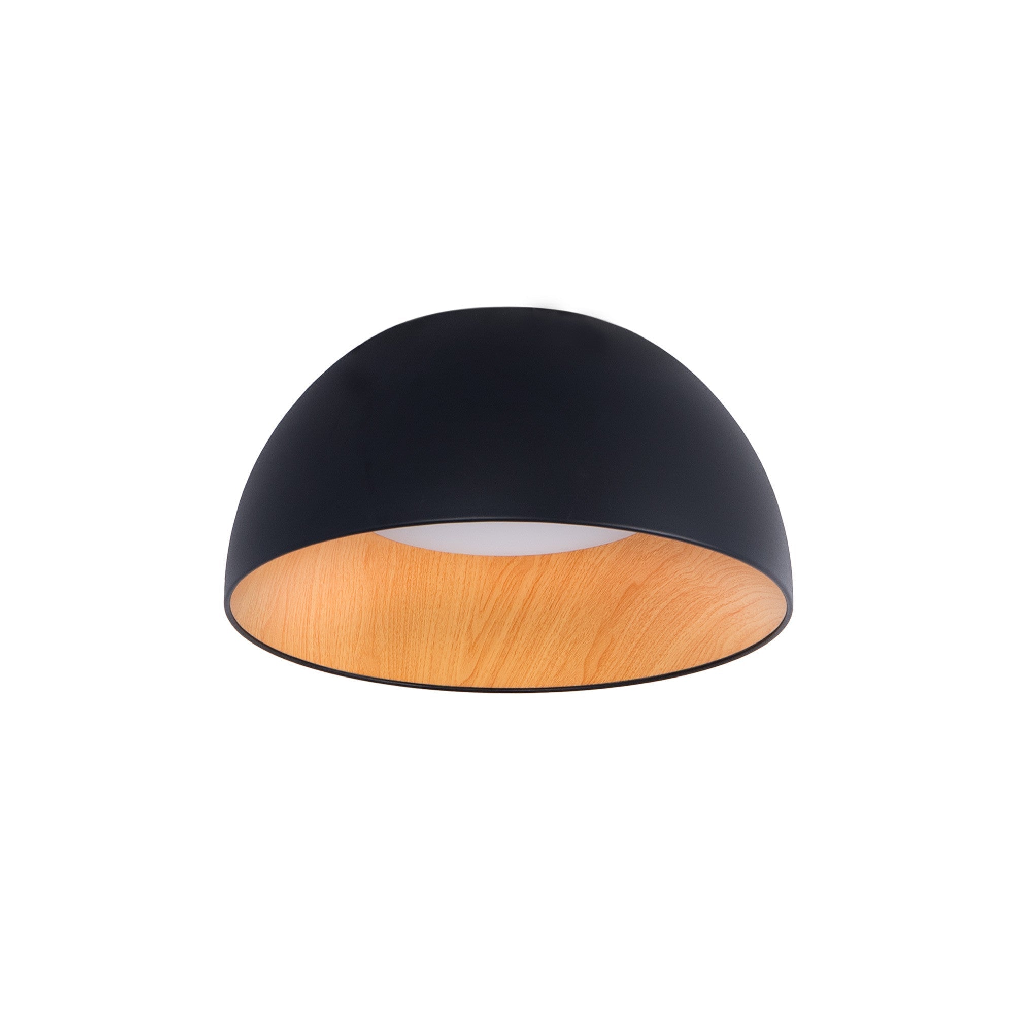 Lámpara de techo LED CCT 12W - Efecto madera - ø35cm