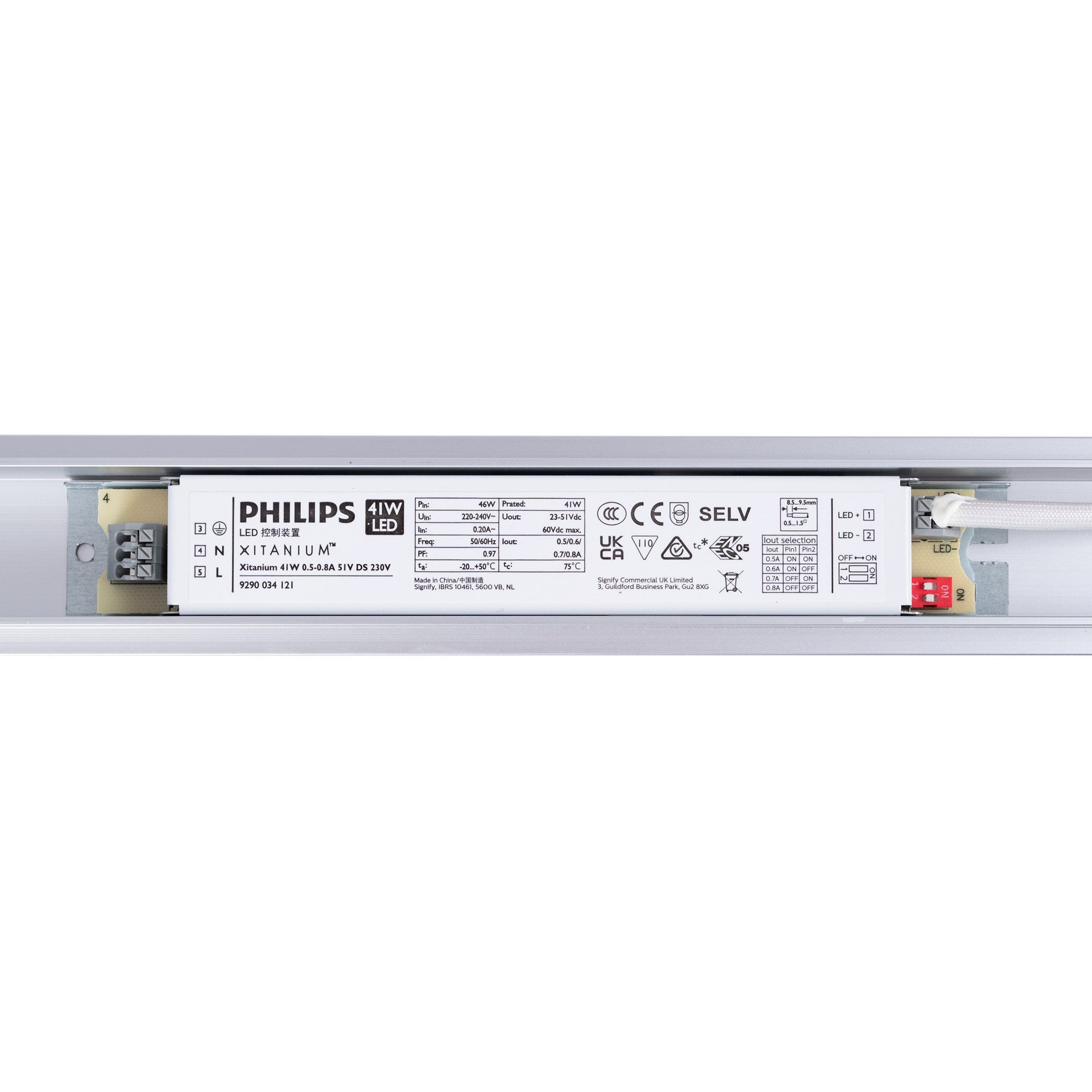 Aplique de pared lineal madera "Wooden" - 26W - 100cm - Driver Philips