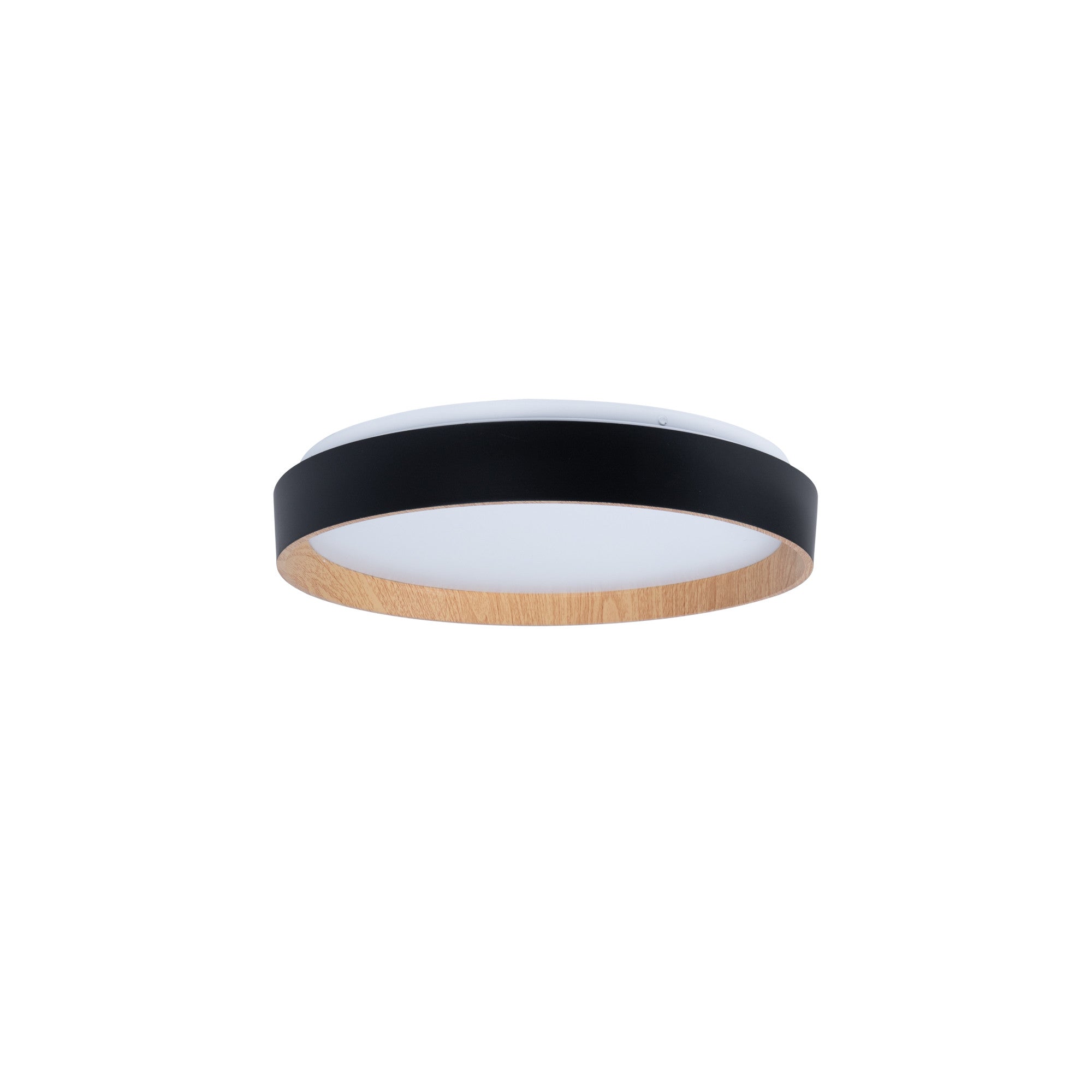 Lámpara de techo LED tipo plafón CCT 24W - Efecto madera - Ø40cm