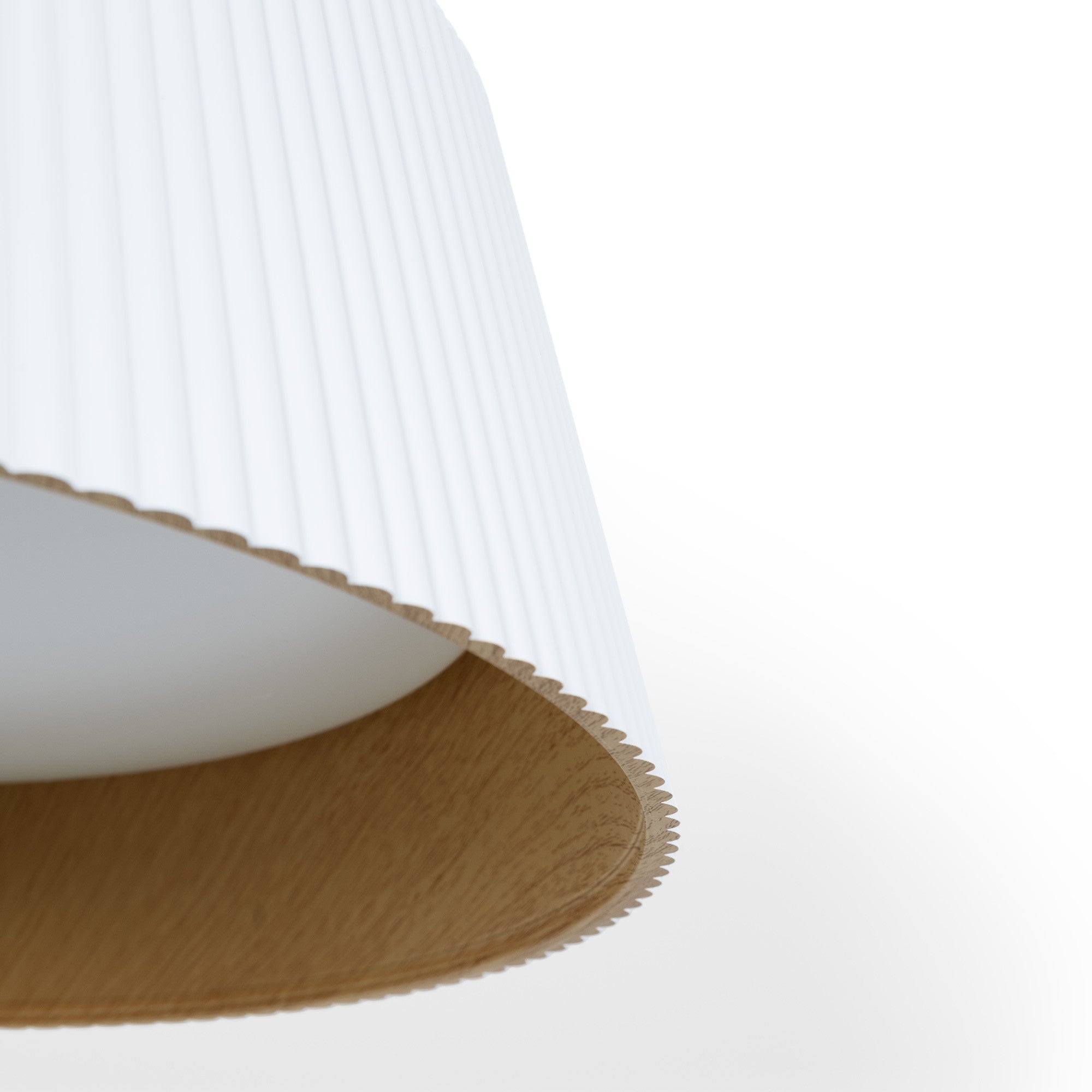 Lámpara colgante LED CCT 24W - Efecto madera - ø46cm