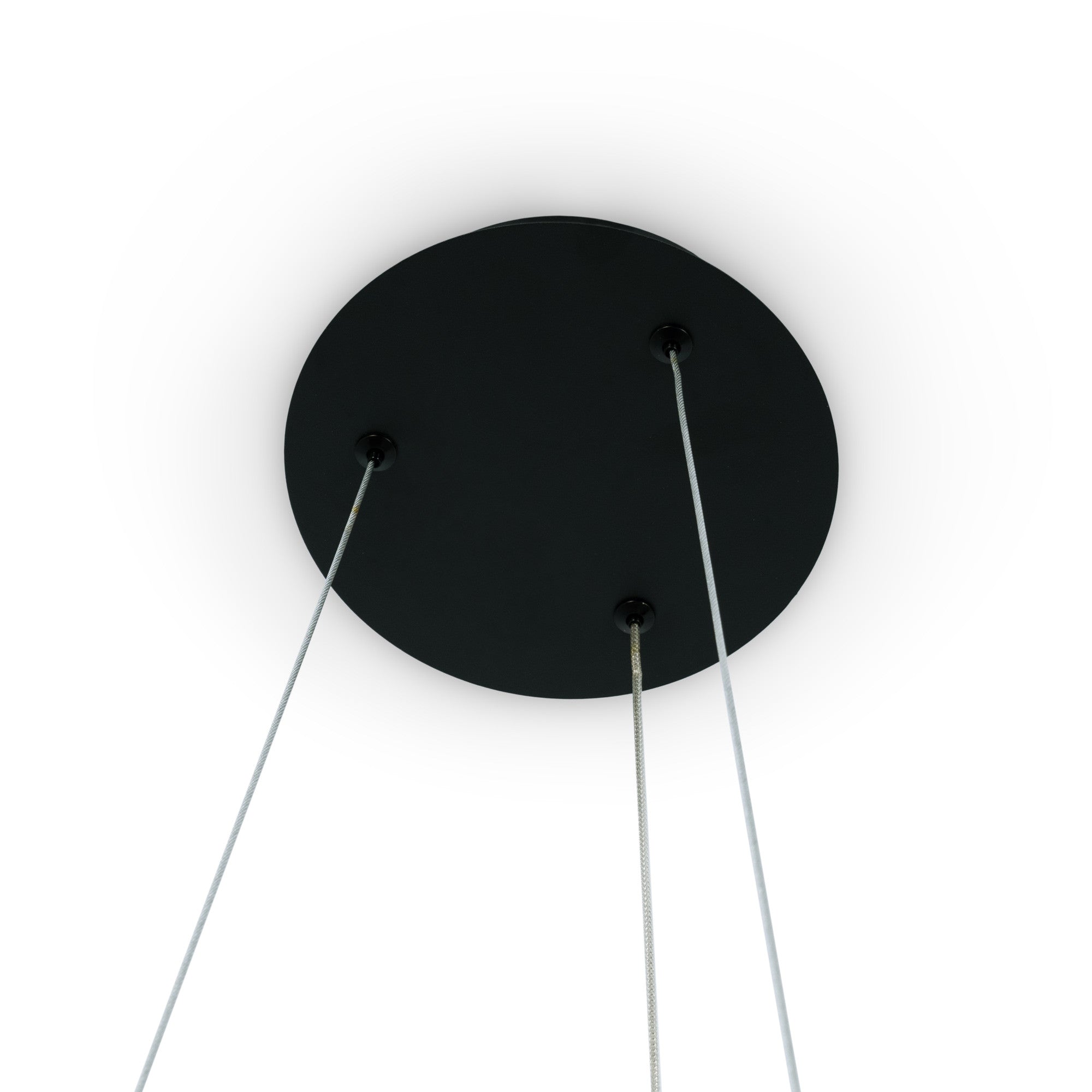 Lámpara colgante LED CCT 24W - Efecto madera - ø46cm