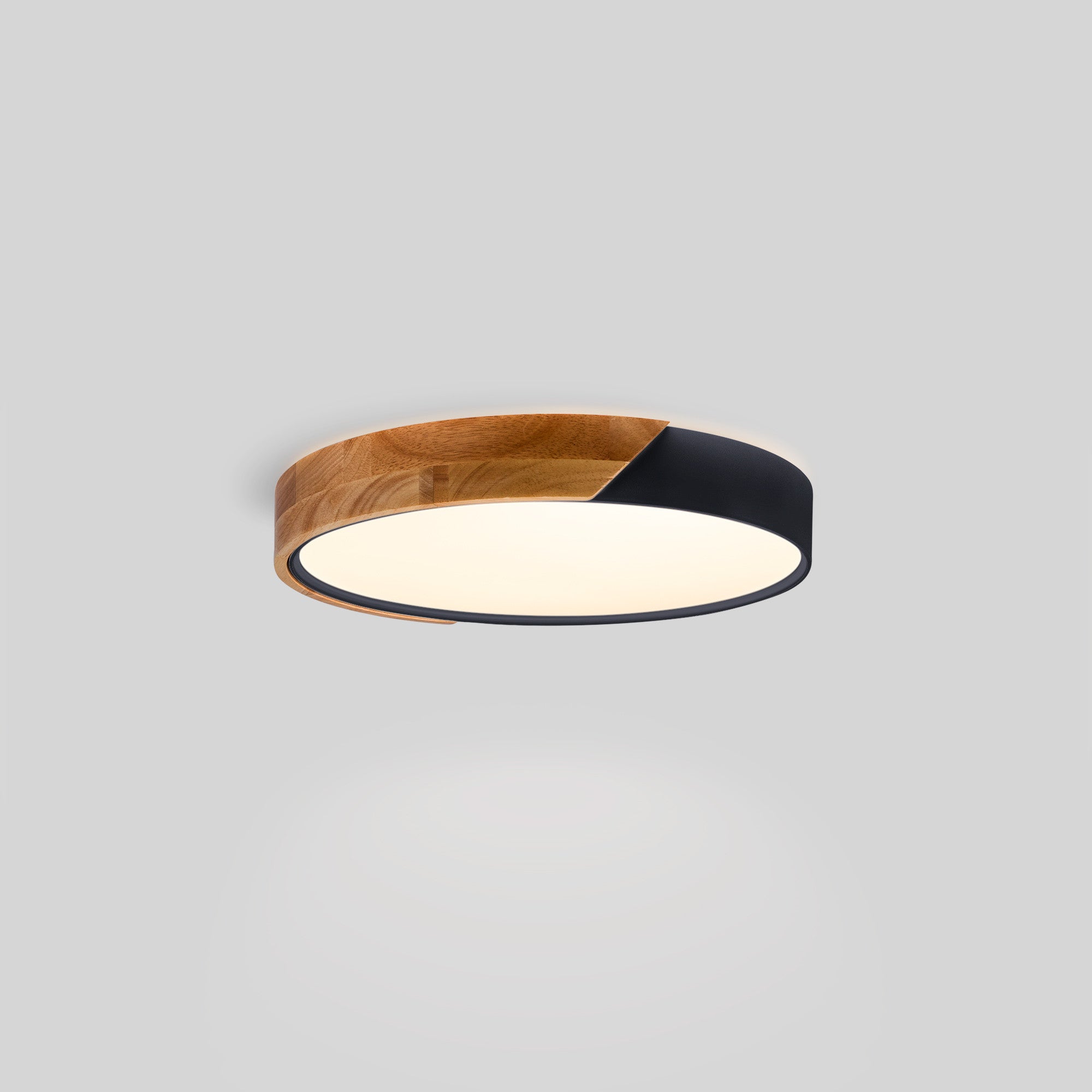 Plafón LED techo CCT 24W - Madera y Policarbonato - ø40cm - IP22