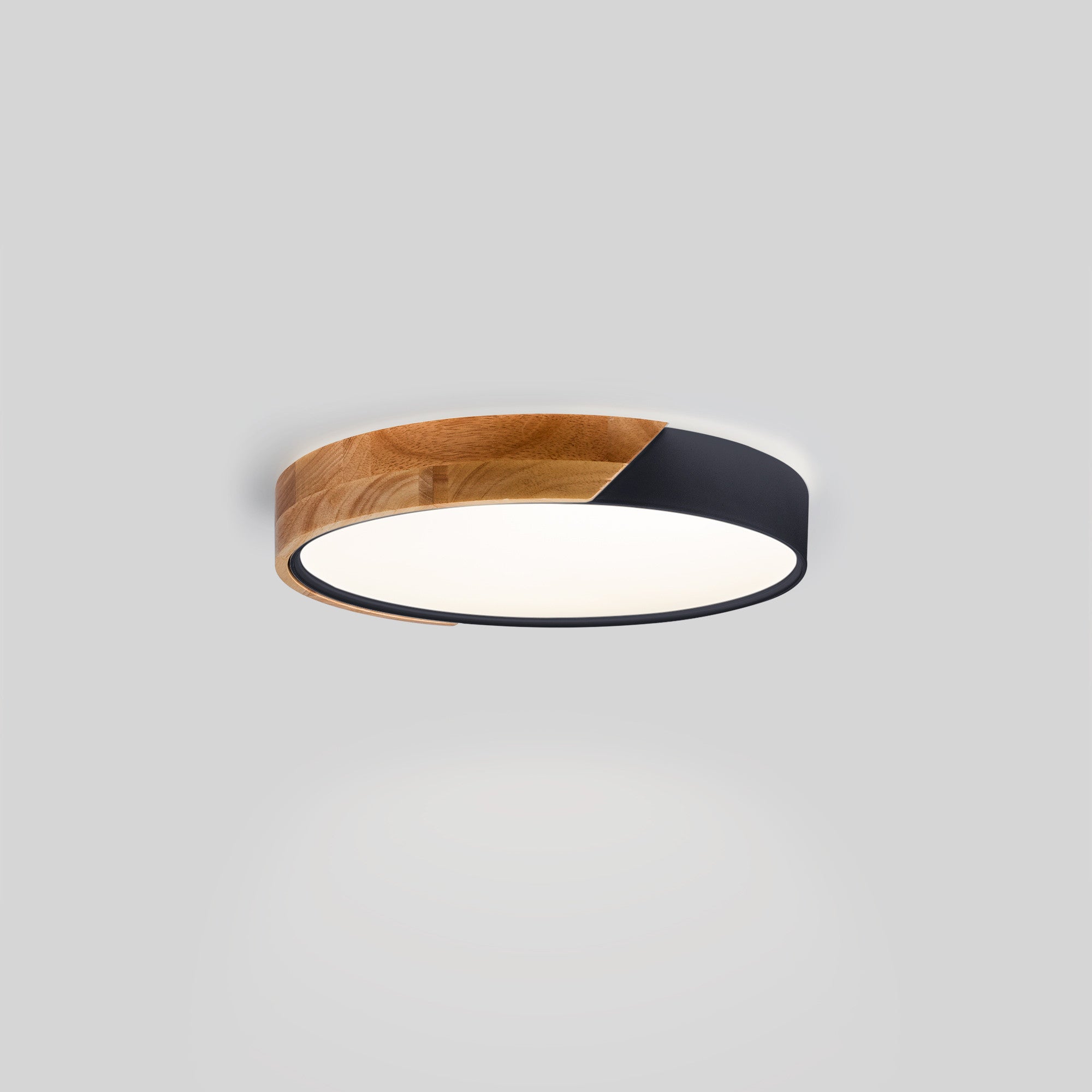 Plafón LED techo CCT 24W - Madera y Policarbonato - ø40cm - IP22