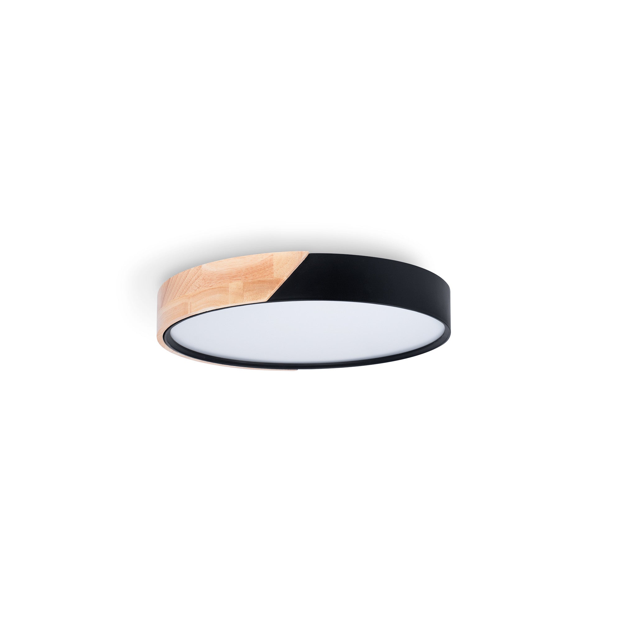 Plafón LED techo CCT 24W - Madera y Policarbonato - ø40cm - IP22