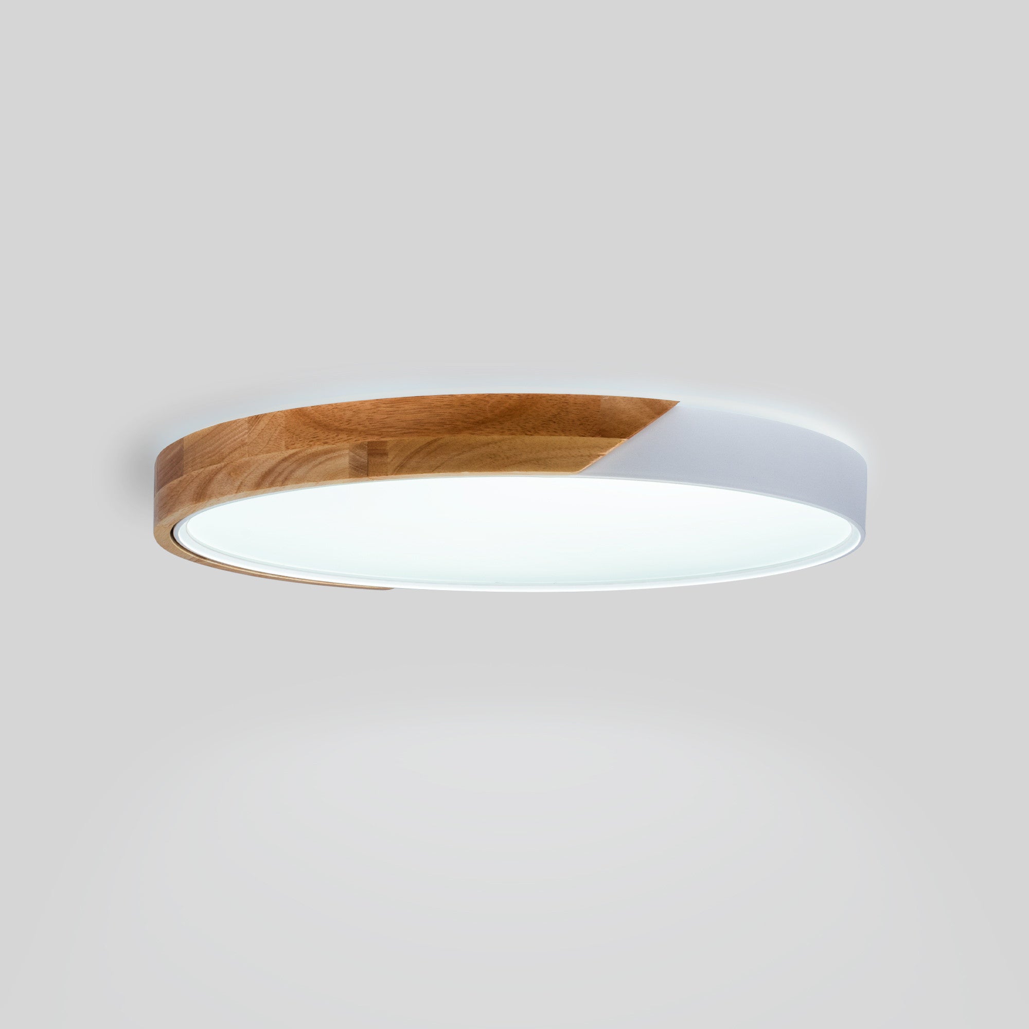 Plafón LED techo CCT 36W - Madera y Policarbonato- ø50cm - IP22
