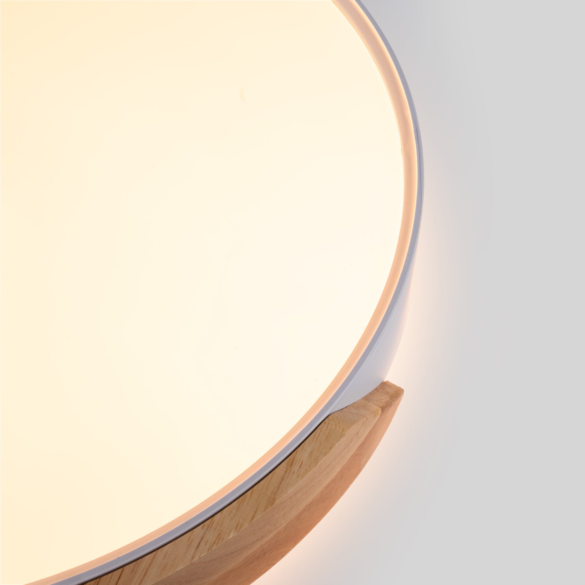 Plafón LED techo CCT 36W - Madera y Policarbonato- ø50cm - IP22