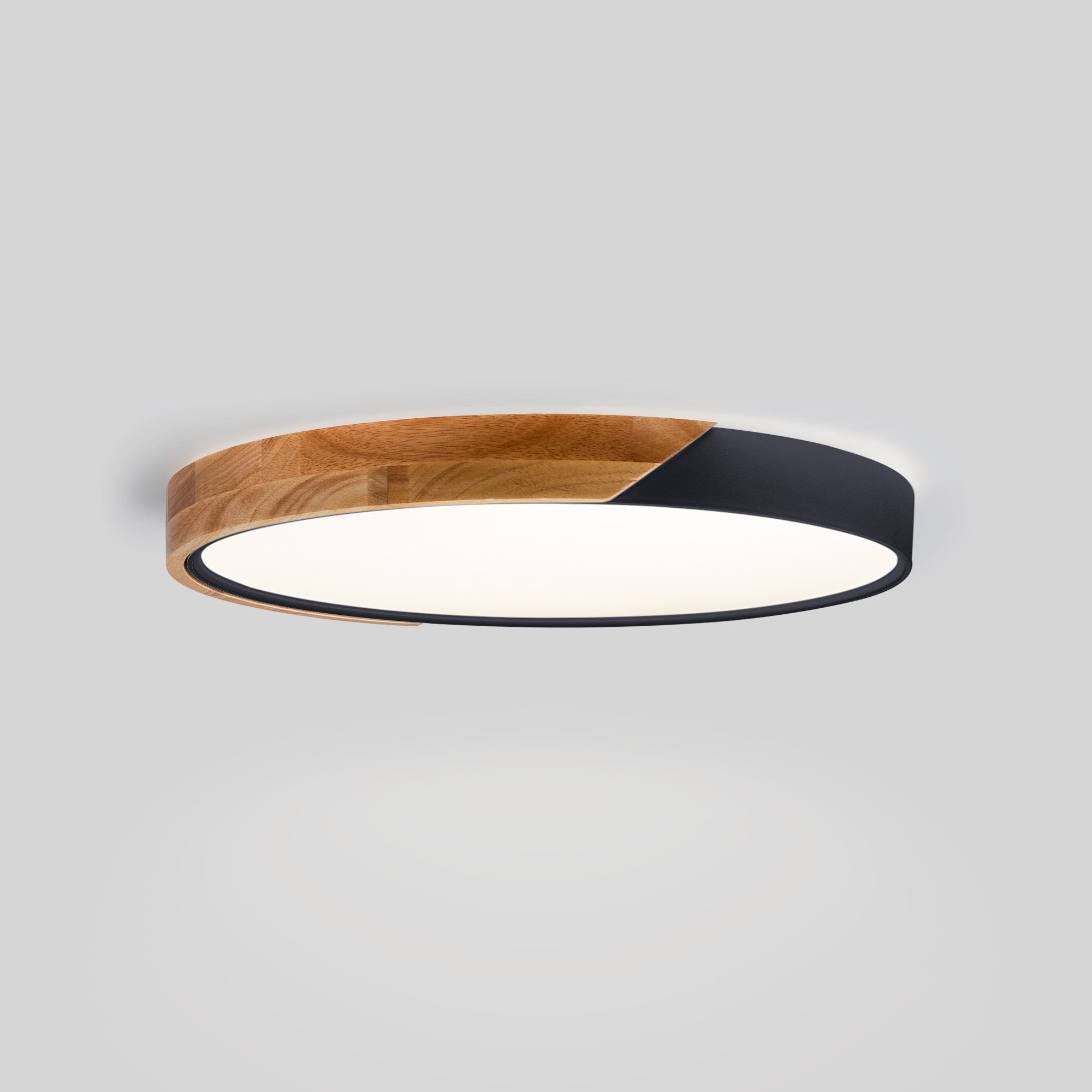 Plafón LED techo CCT 36W - Madera y Policarbonato- ø50cm - IP22