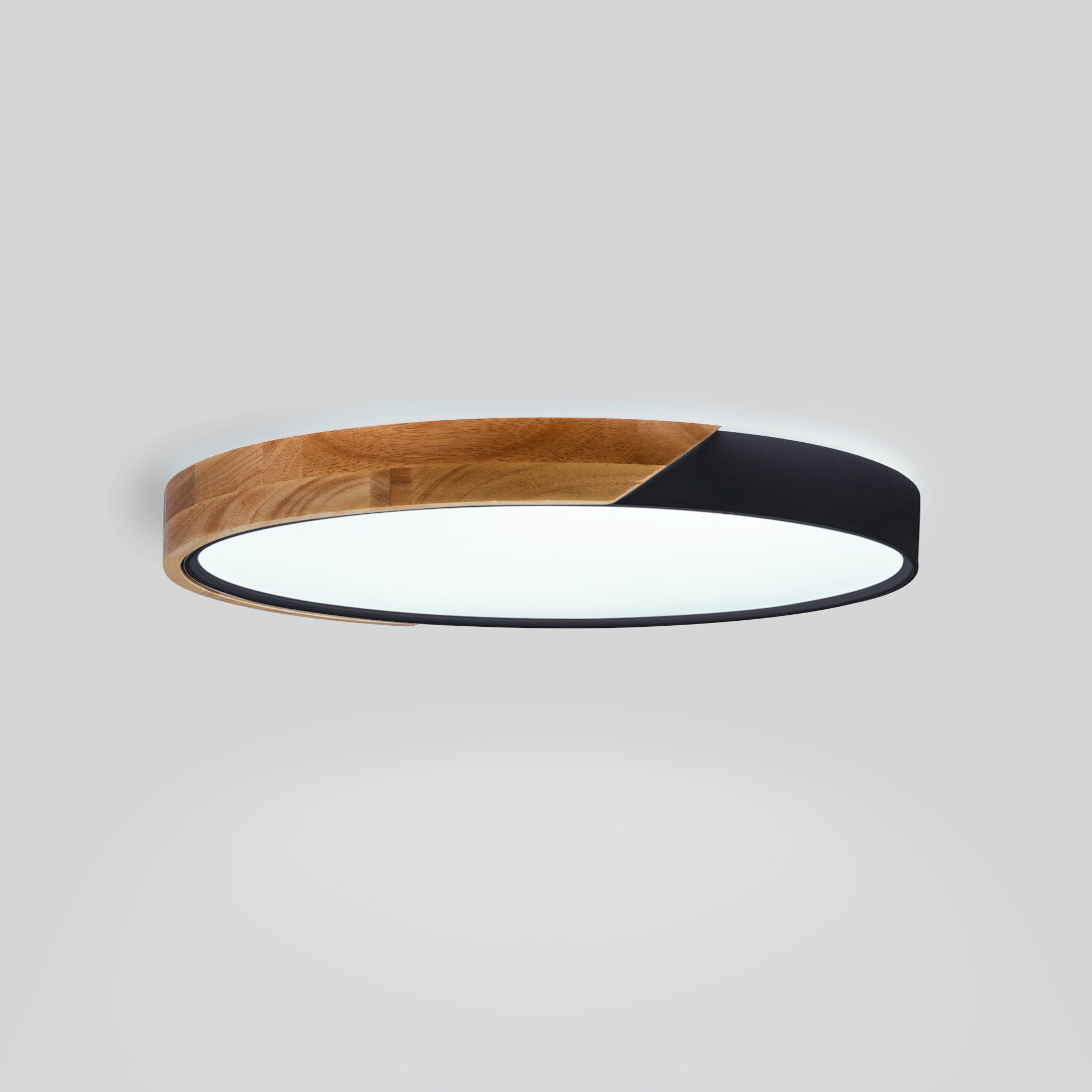 Plafón LED techo CCT 36W - Madera y Policarbonato- ø50cm - IP22