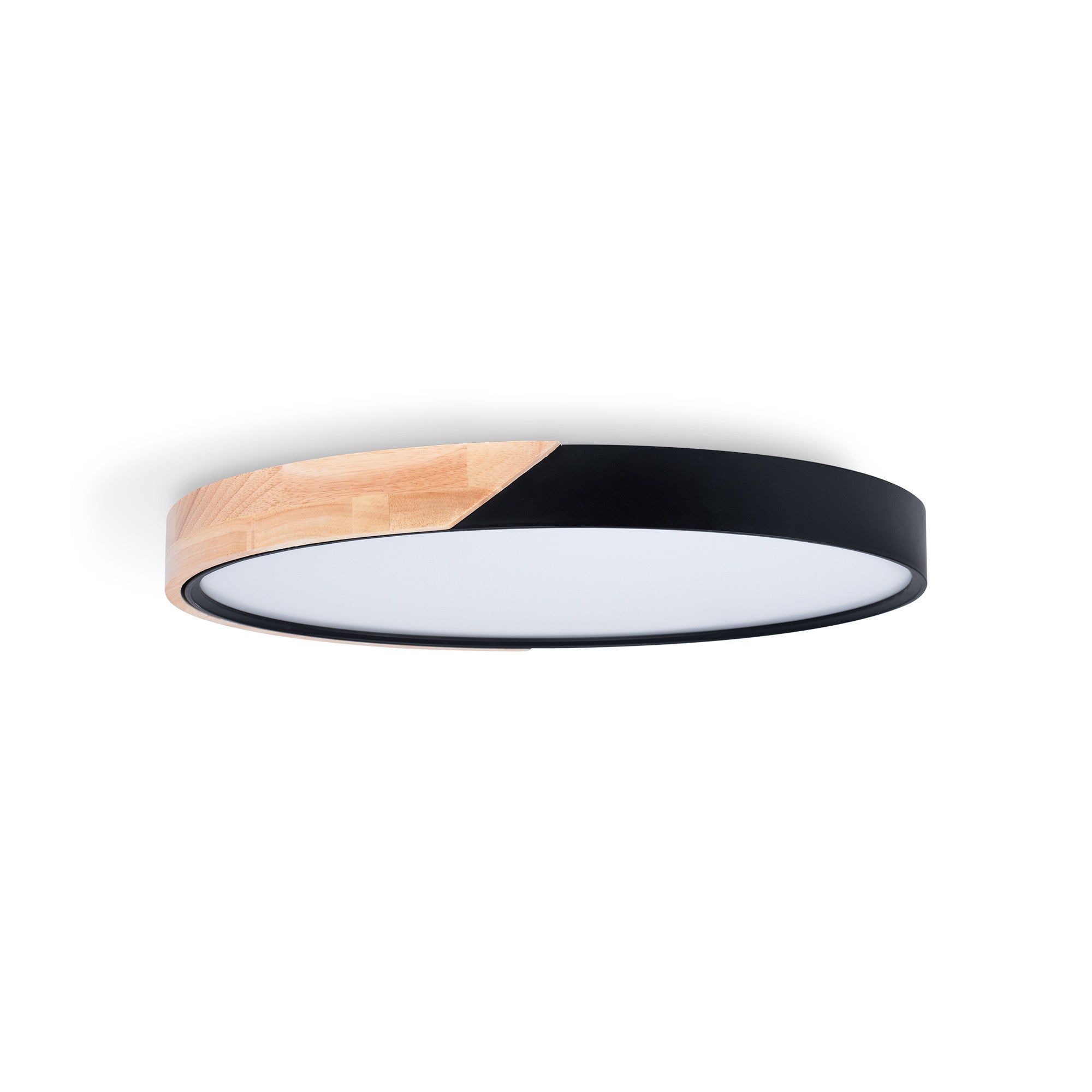 Plafón LED techo CCT 36W - Madera y Policarbonato- ø50cm - IP22