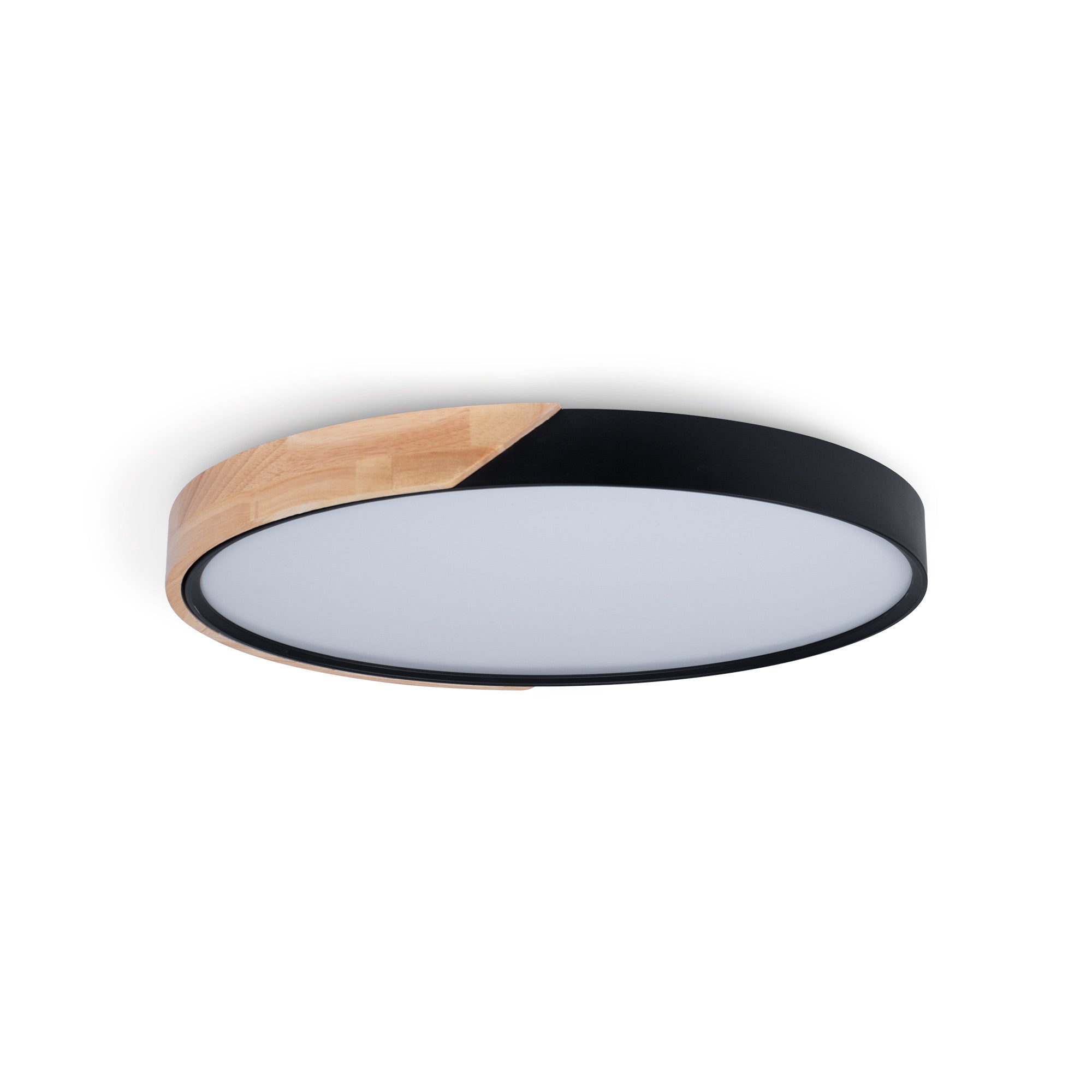 Plafón LED techo CCT 36W - Madera y Policarbonato- ø50cm - IP22