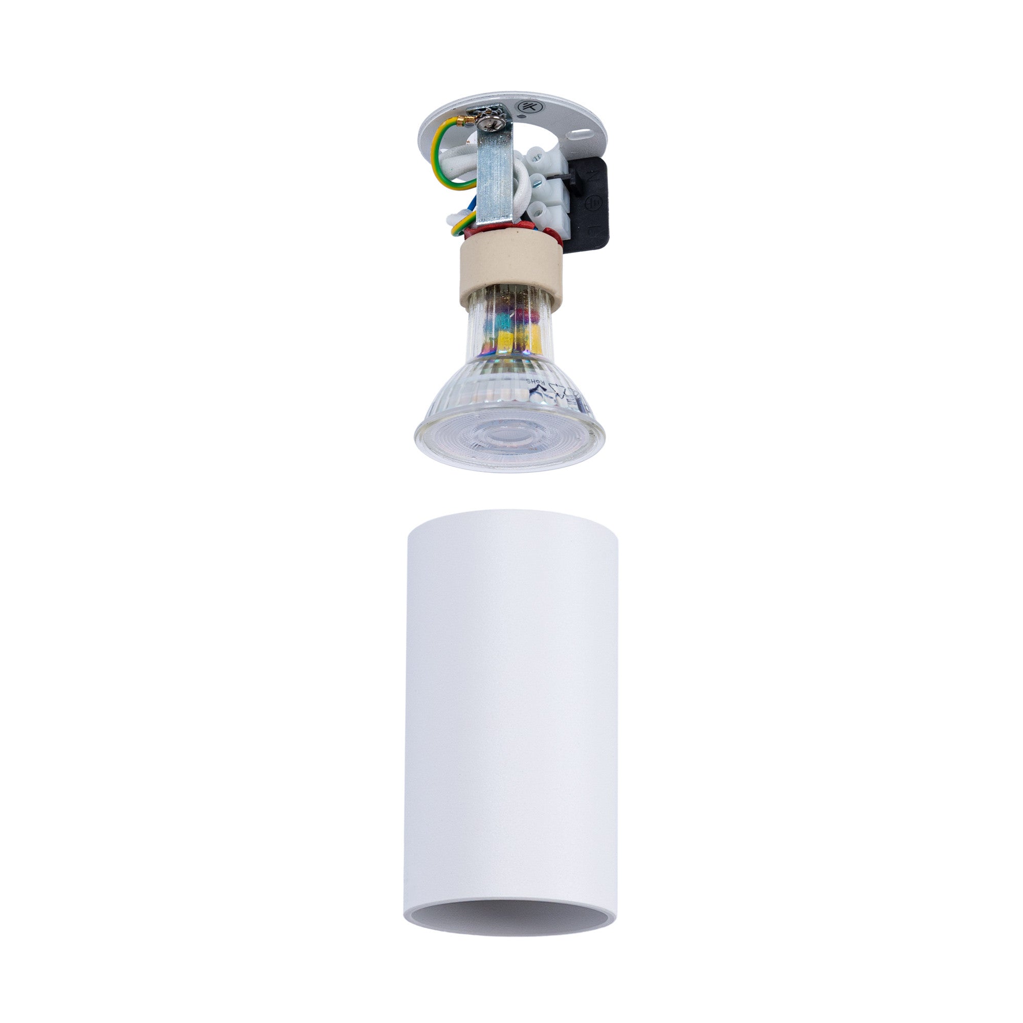 Aplique de techo aluminio "Sandy" - GU10