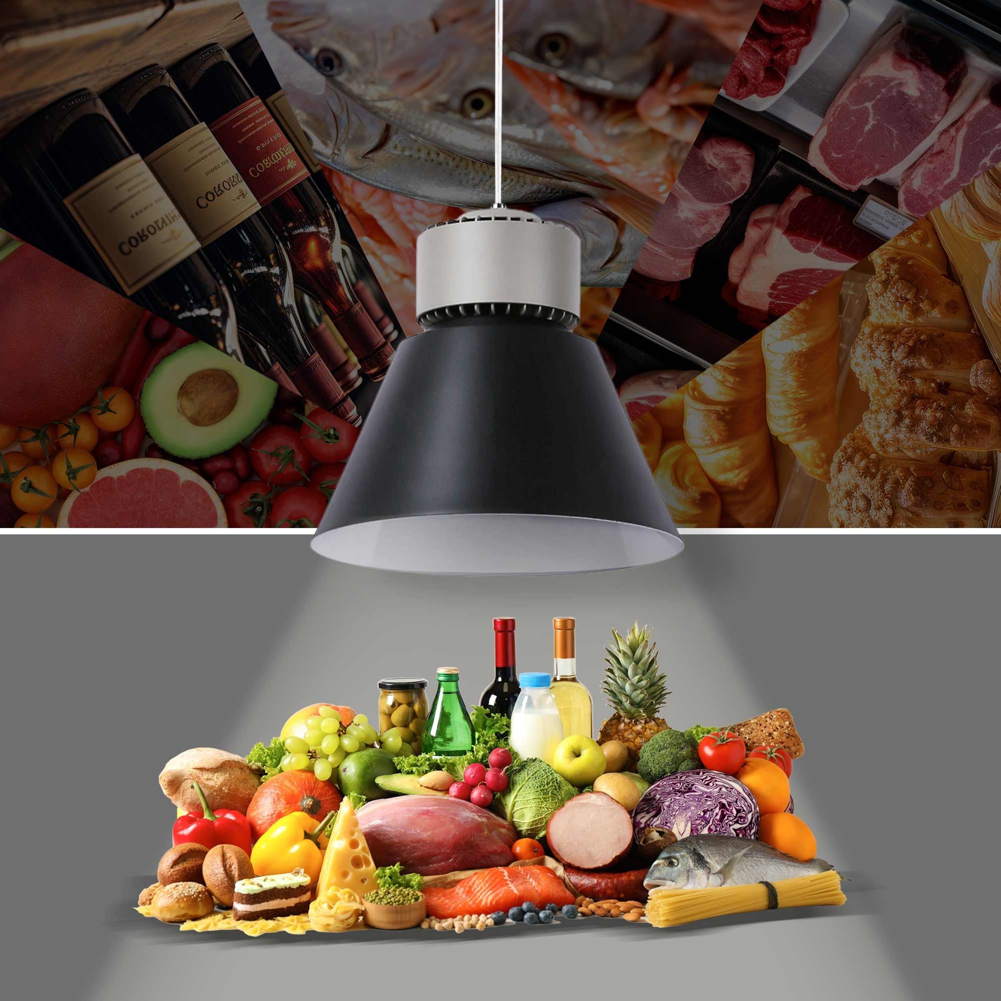 Campana LED comercial 36W - 4300K - CRI95 - Driver KeGu