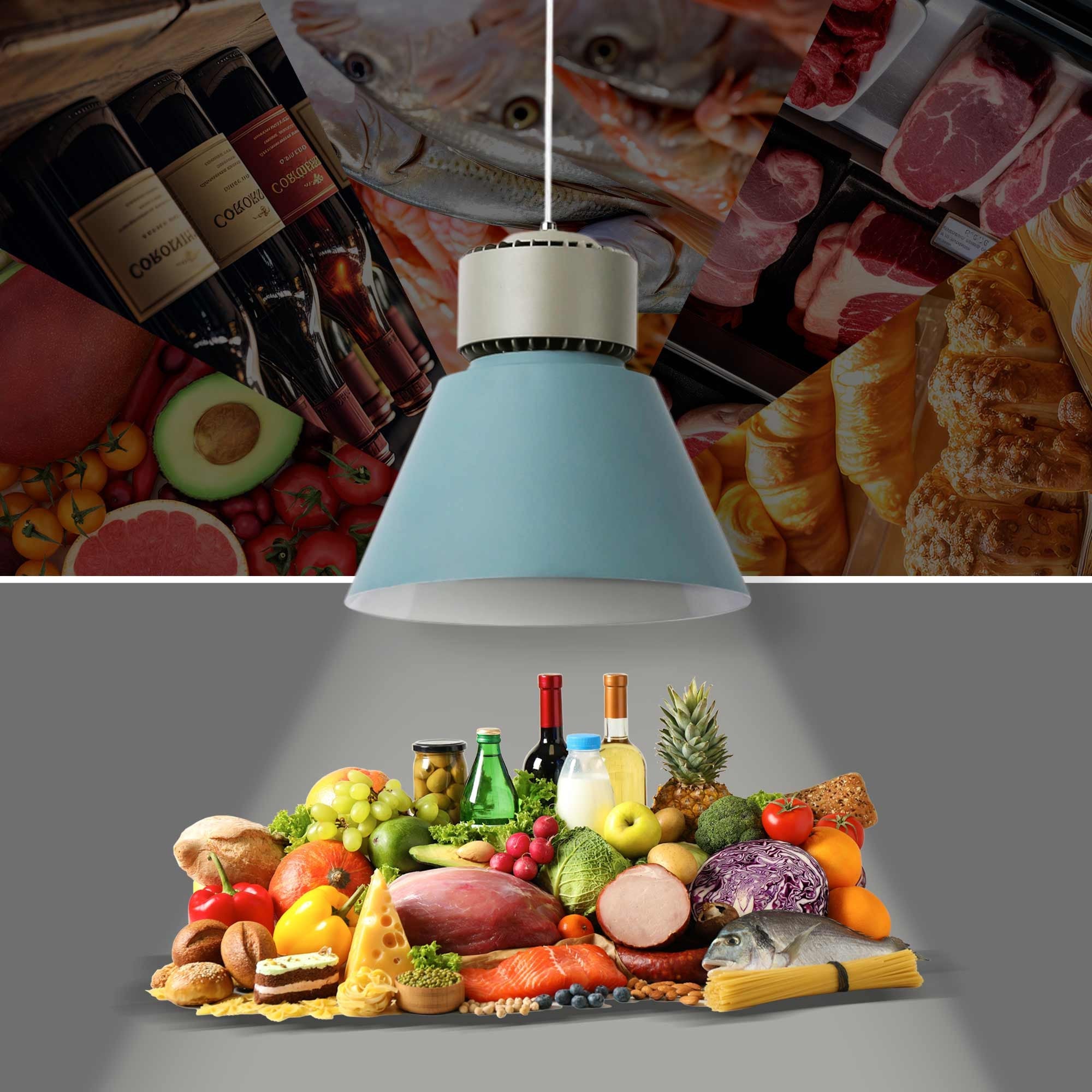Campana LED comercial 36W - 4300K - CRI95 - Driver KeGu