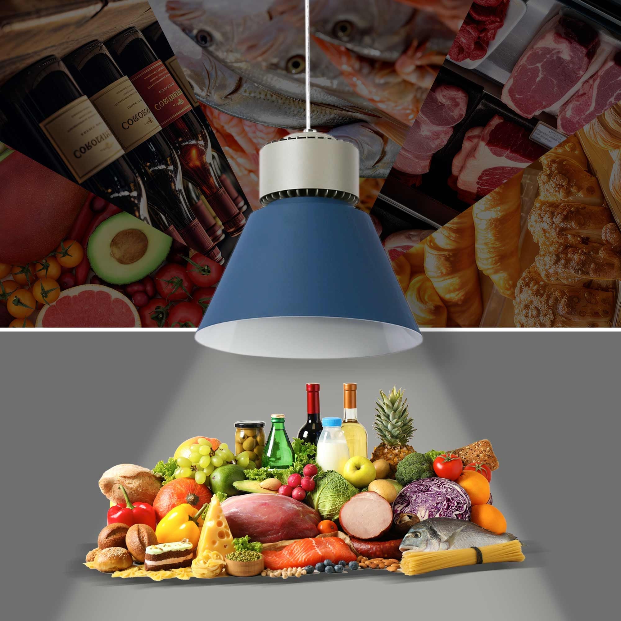 Campana LED comercial 36W - 4300K - CRI95 - Driver KeGu