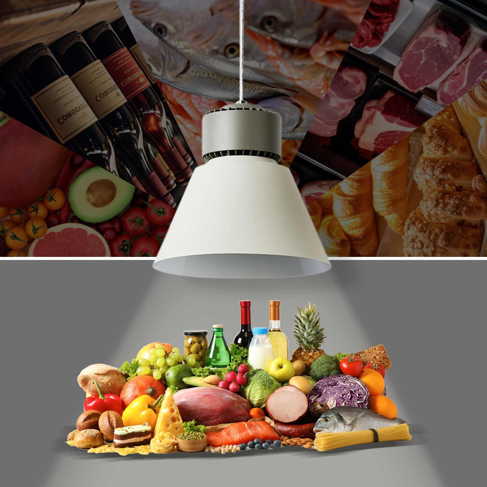 Campana LED comercial 36W - 4300K - CRI95 - Driver KeGu