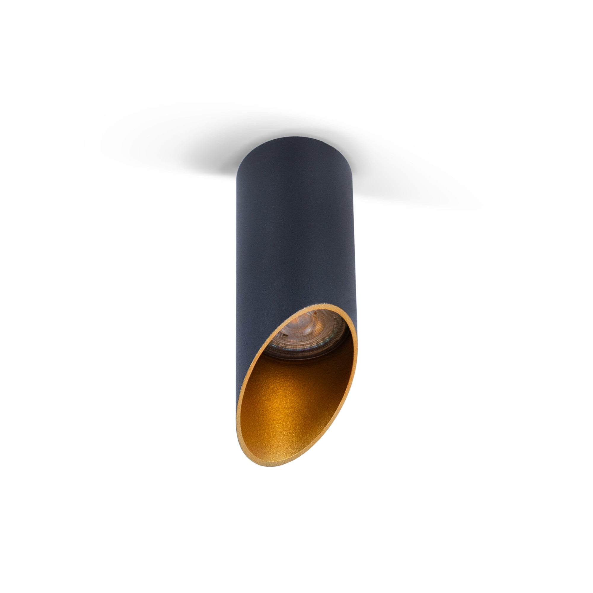 Aplique de techo aluminio "Malvi" - Biselado - 15cm - GU10