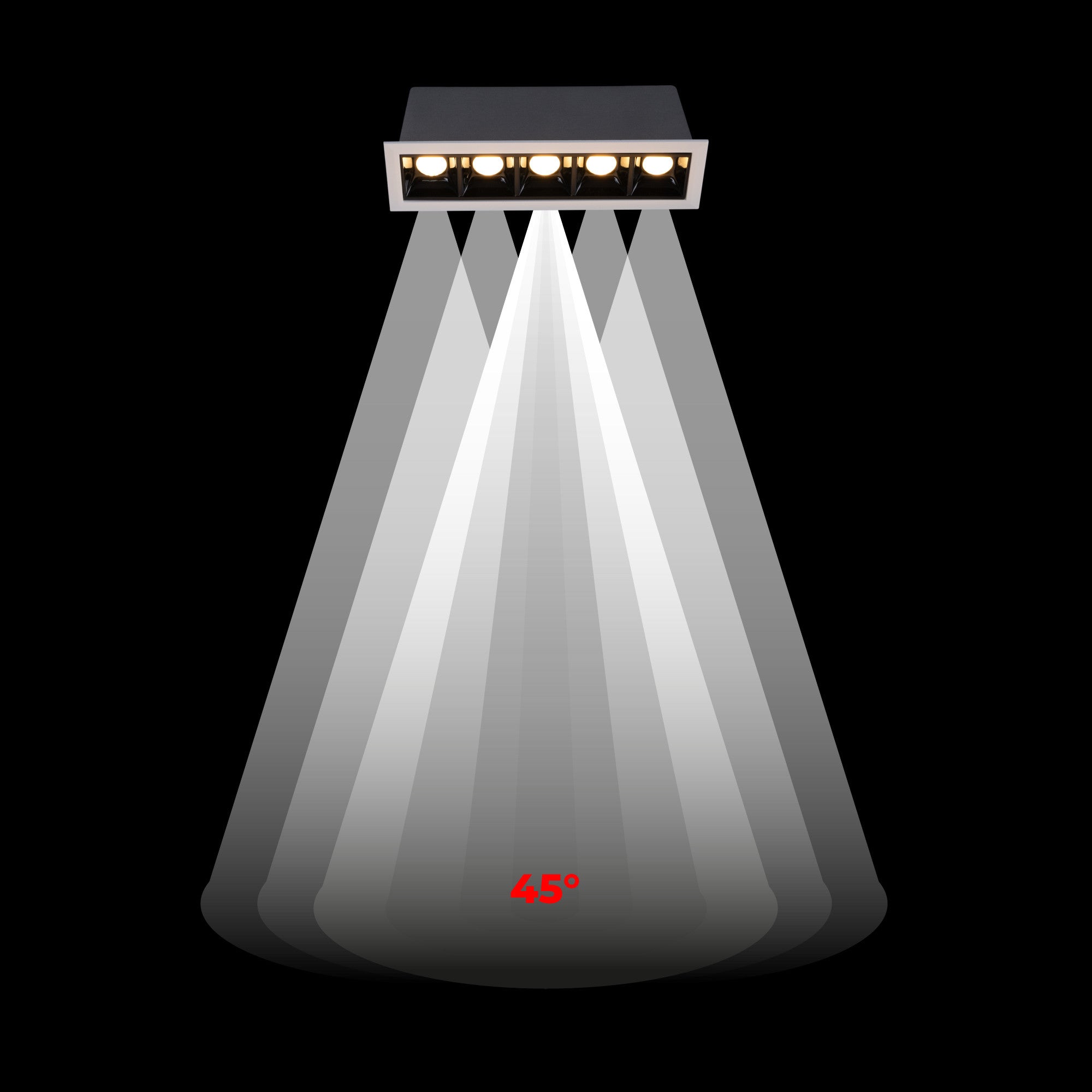Foco lineal LED empotrable 10W - Chip OSRAM - UGR18 - CRI90