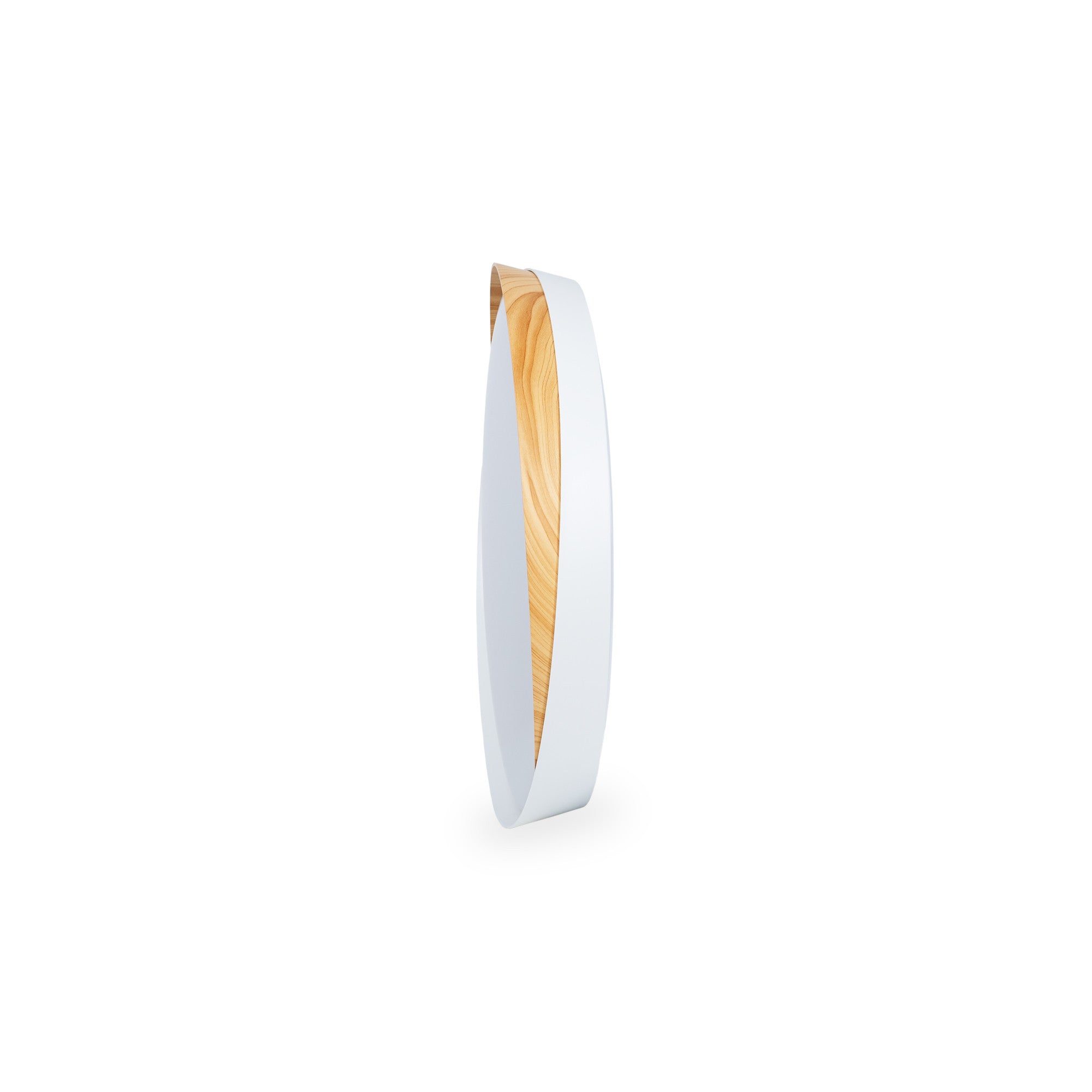 Lámpara de techo LED tipo plafón CCT 24W - Efecto madera - ø40cm - IP22
