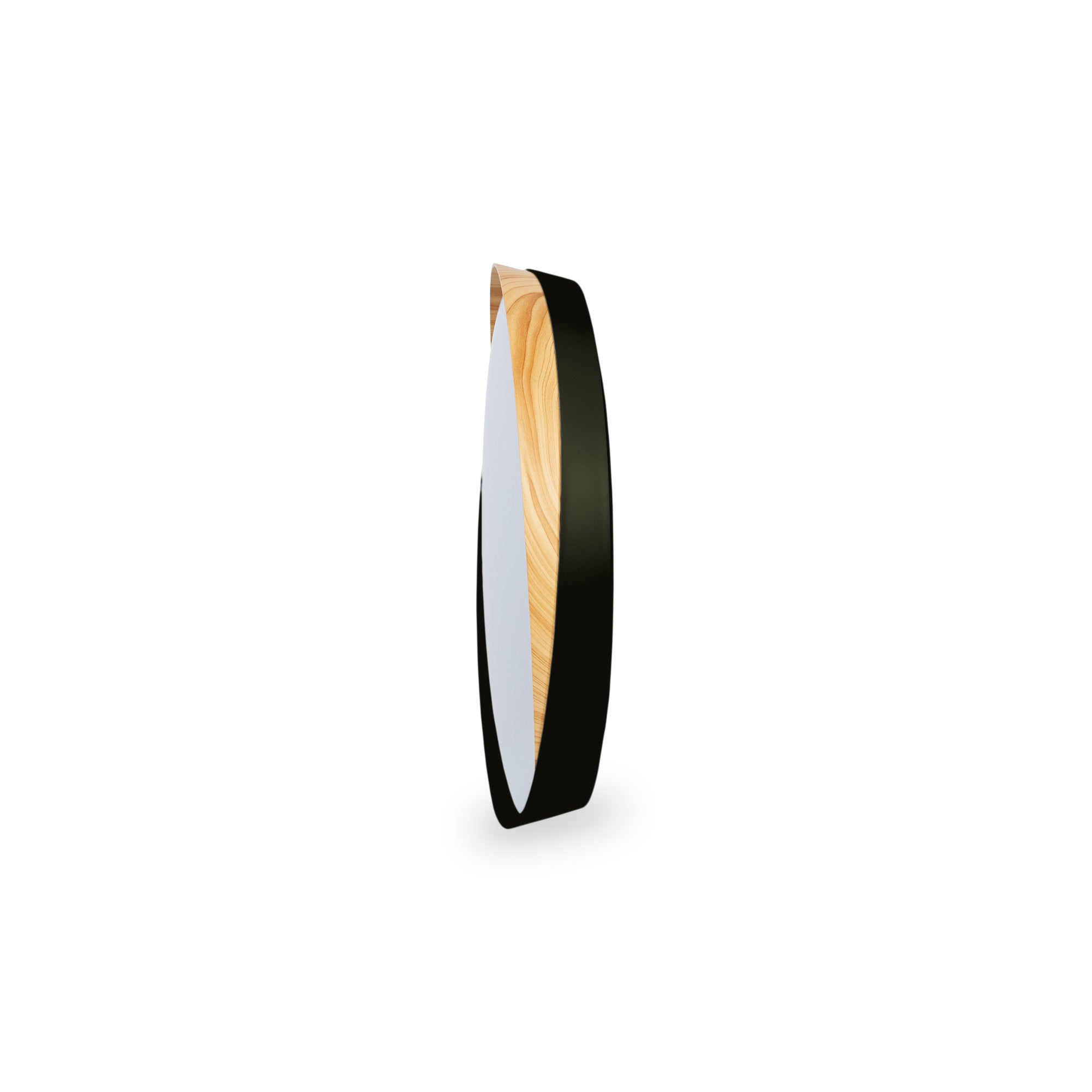 Lámpara de techo LED tipo plafón CCT 24W - Efecto madera - ø40cm - IP22