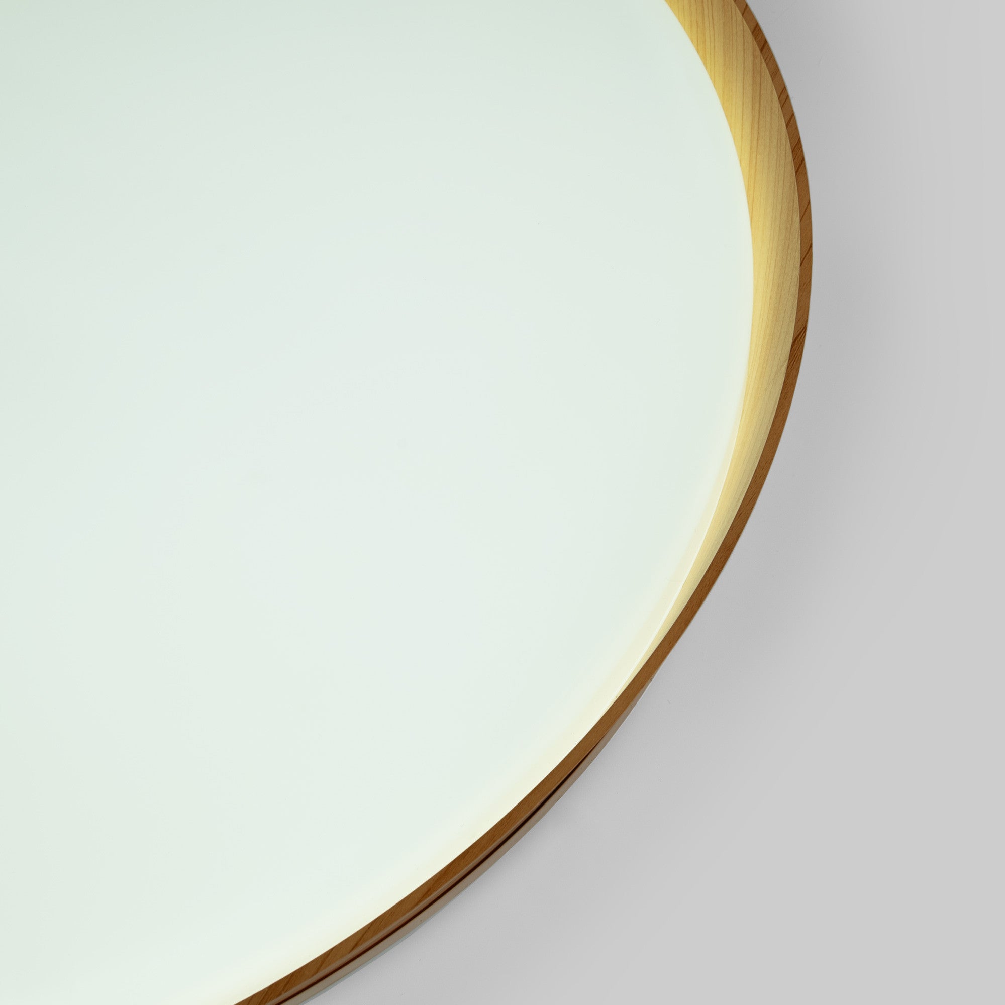 Lámpara de techo LED tipo plafón CCT 36W - Efecto madera - ø50cm - IP22