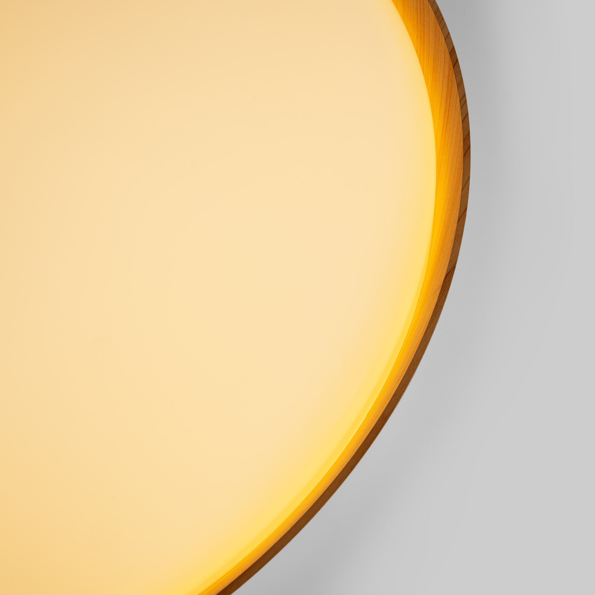 Lámpara de techo LED tipo plafón CCT 36W - Efecto madera - ø50cm - IP22