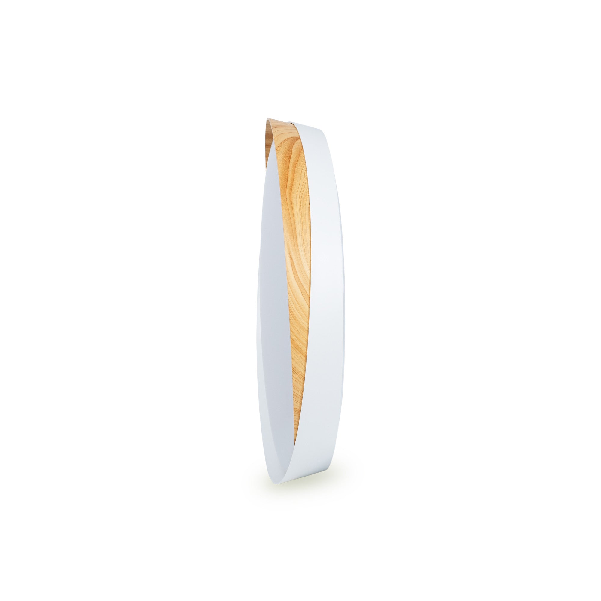 Lámpara de techo LED tipo plafón CCT 36W - Efecto madera - ø50cm - IP22