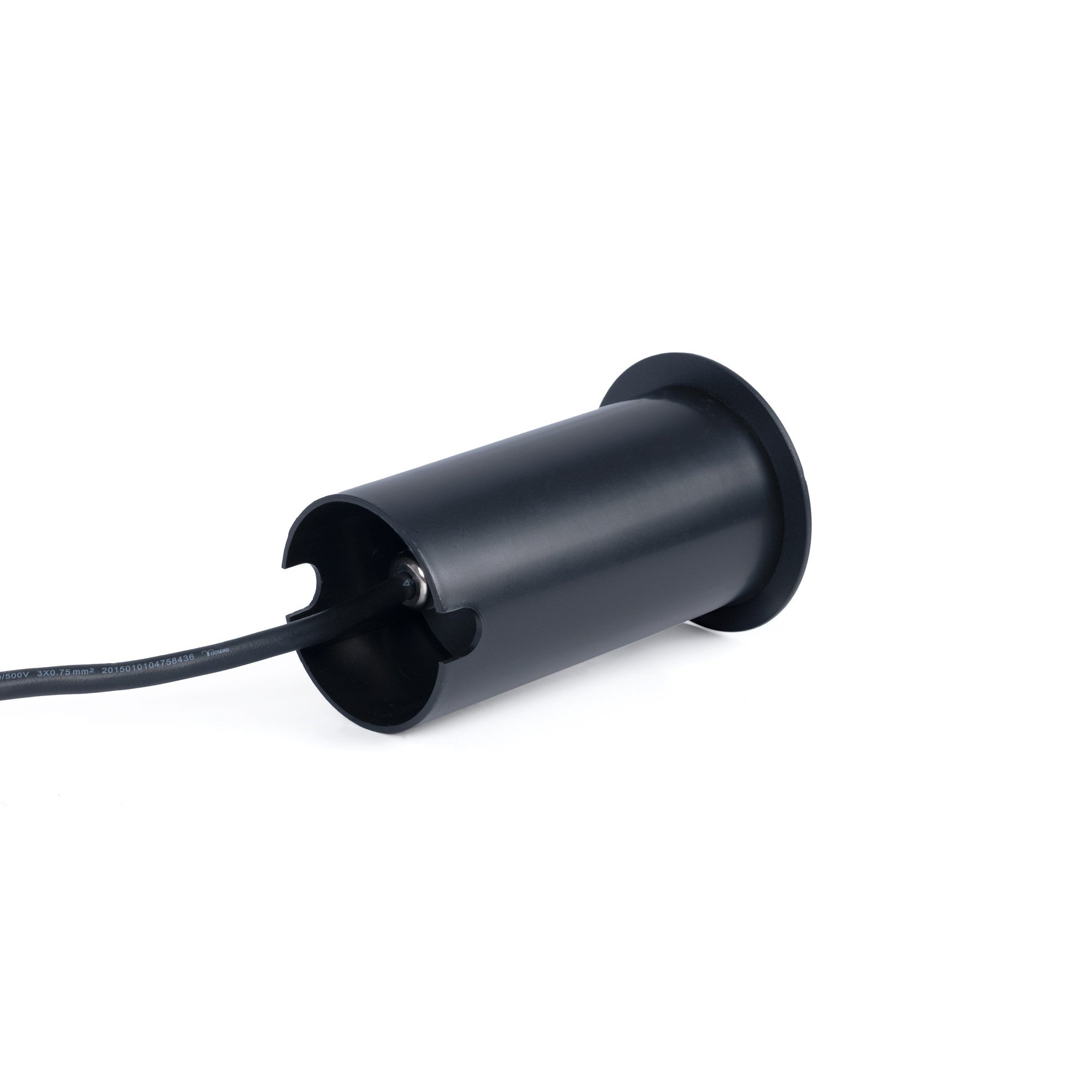 Baliza LED empotrable en suelo 10W - Blanco cálido - IP67 - Color Negro