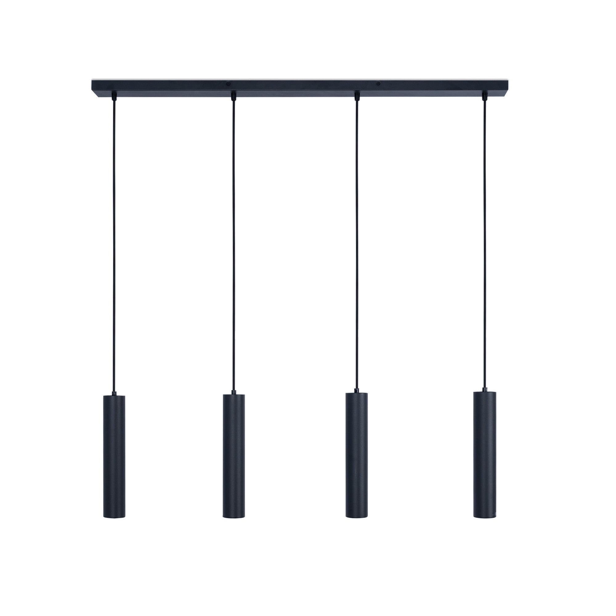 Lámpara colgante minimalista cuádruple "Bila 4" - GU10