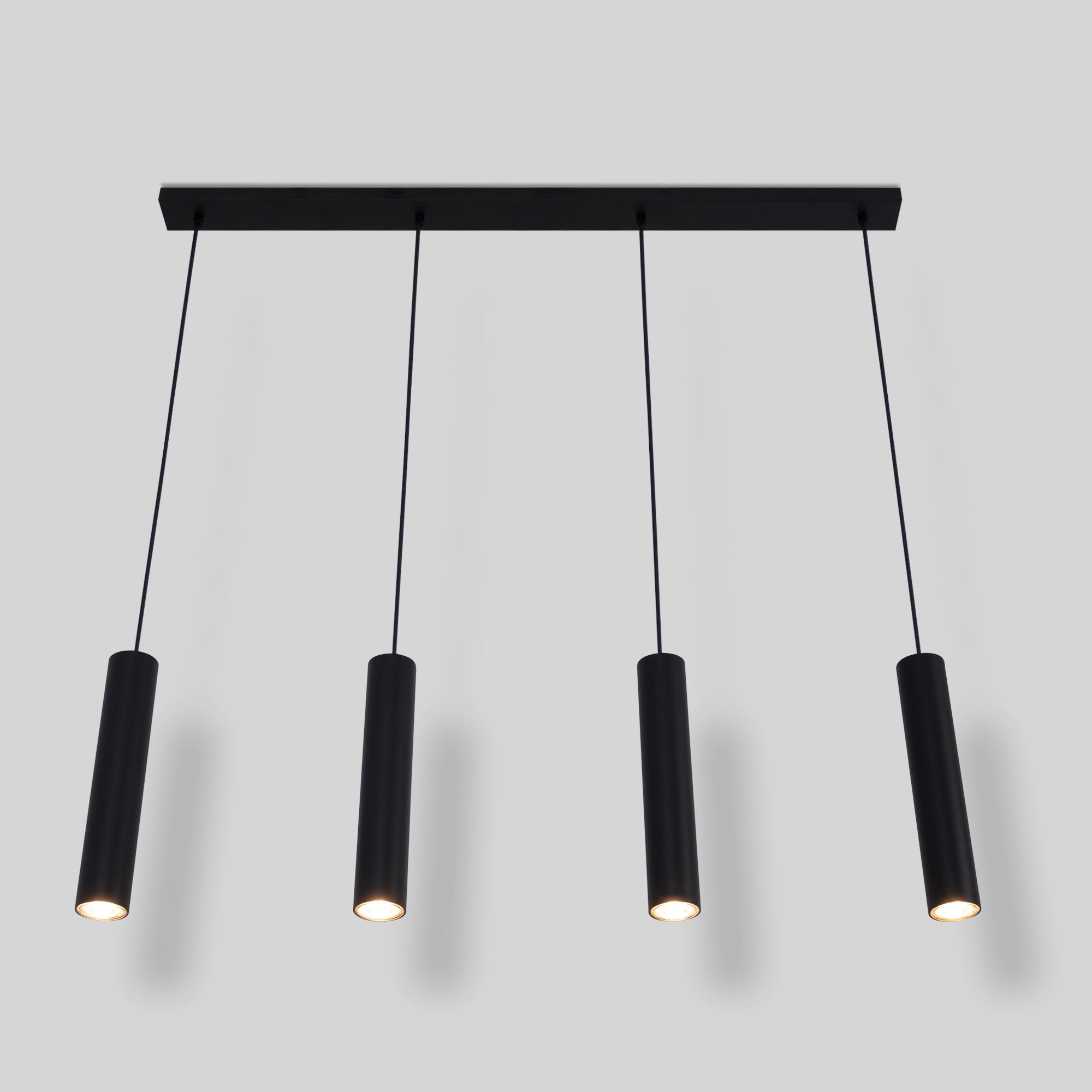 Lámpara colgante minimalista cuádruple "Bila 4" - GU10
